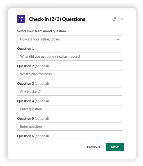 Scrum daily Standup questions