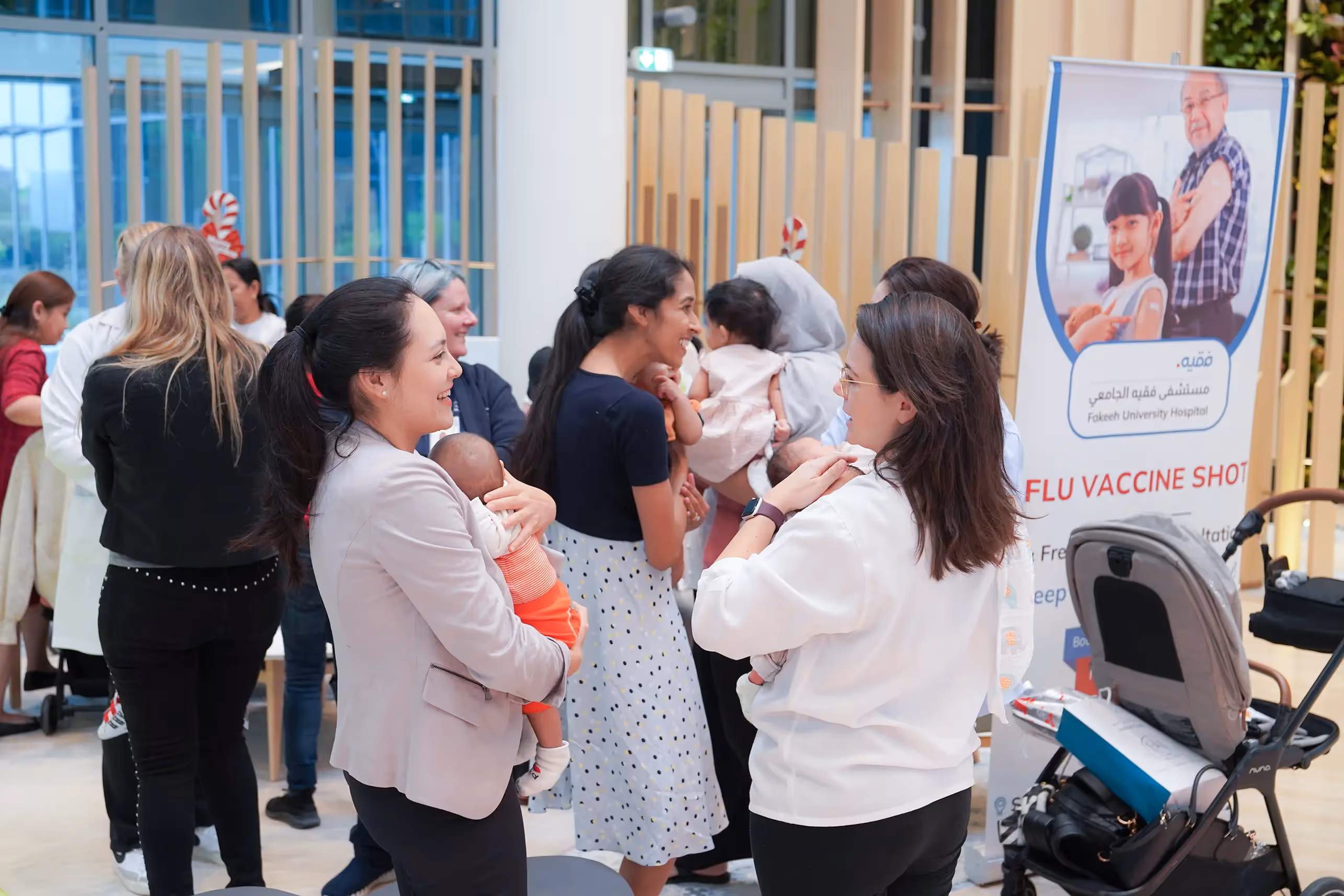 oin our FUH Life Café sessions for new moms! Enjoy expert advice from Dr. Mazen Abou Chaaban, engaging discussions, and valuable tips for mothers with babies under a year old.