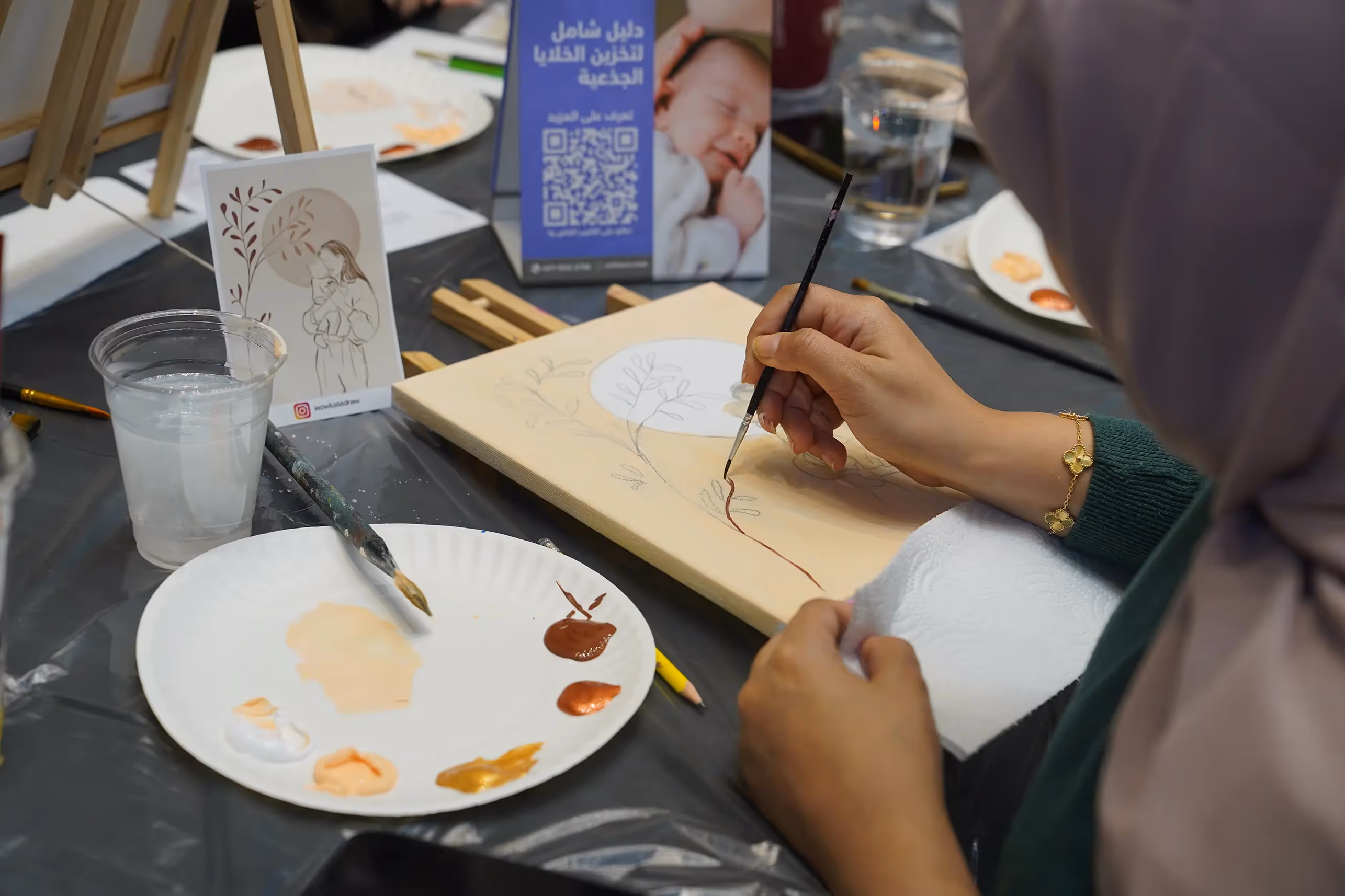 يسرنا أننا استضفنا فعالية MPA الفنية بالتعاون مع My Pregnancy Arabia في مستشفى فقيه الجامعي، حيث قدمنا تجربة فريدة وغنية للأمهات الحوامل.