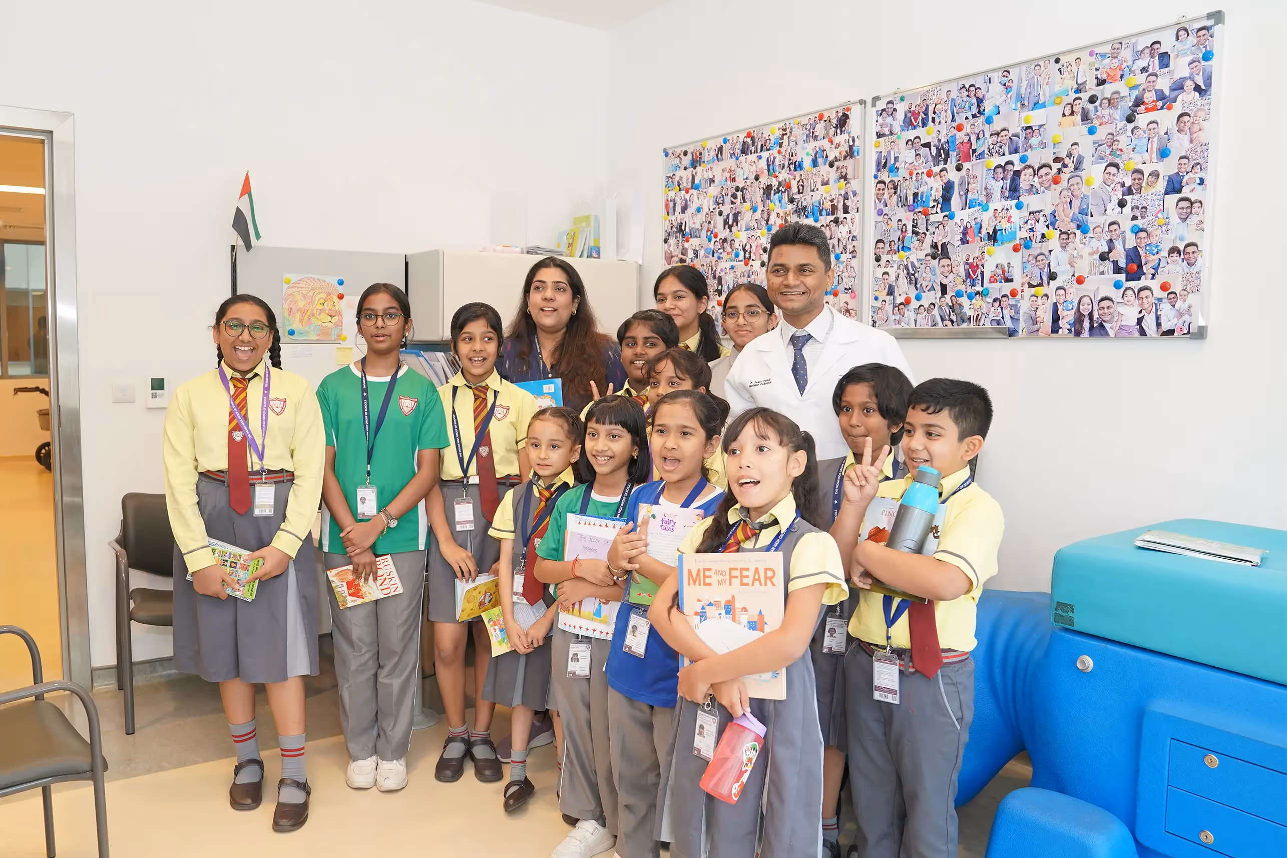 سعدنا في مستشفى فقيه الجامعي باستقبال مجموعة من الطلاب المتميزين والمتحمسين من مدرسة الهندية الدولية، واحة دبي للسيليكون (DSO) خلال زيارة تعليمية ثرية ومليئة بالمعرفة.