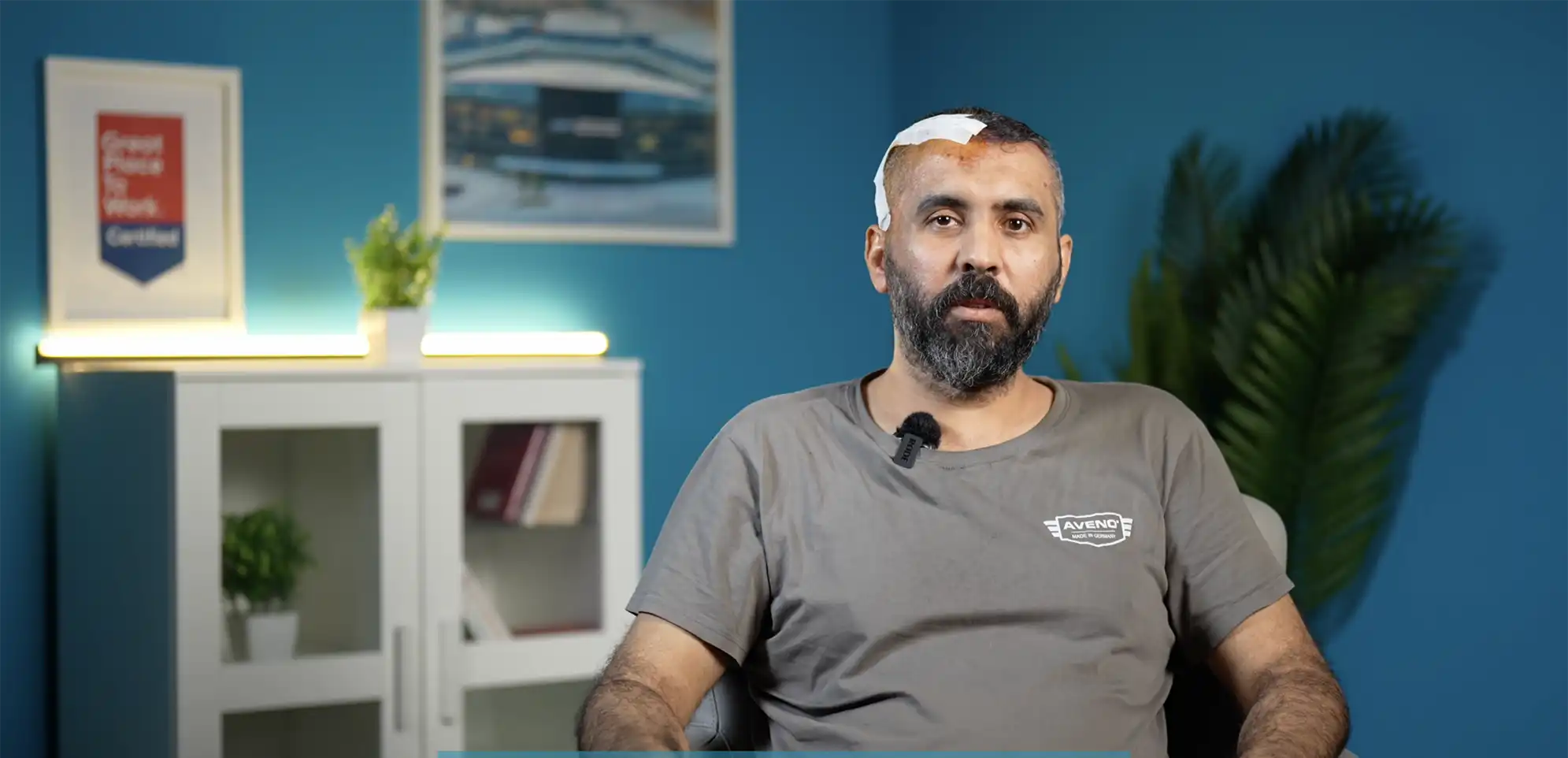 شهادة مريض بعد إزالة ورم دماغي – مستشفى فقيه الجامعي