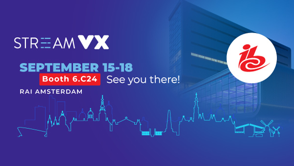 StreamVX is thrilled to announce we will be exhibiting at the IBC - International Broadcasting Convention in Amsterdam.