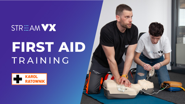 Check out video recap of our First Aid training with Karol Bączkowski 