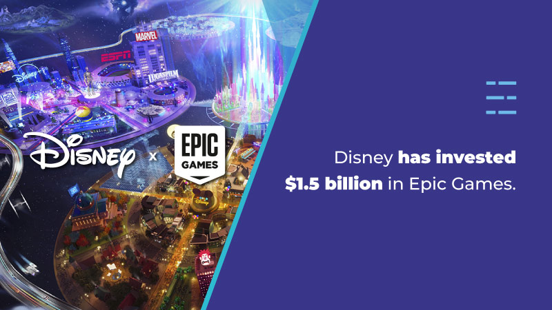 Disney has invested $1.5 billion in Epic Games. It's going to be a fantastic universe.