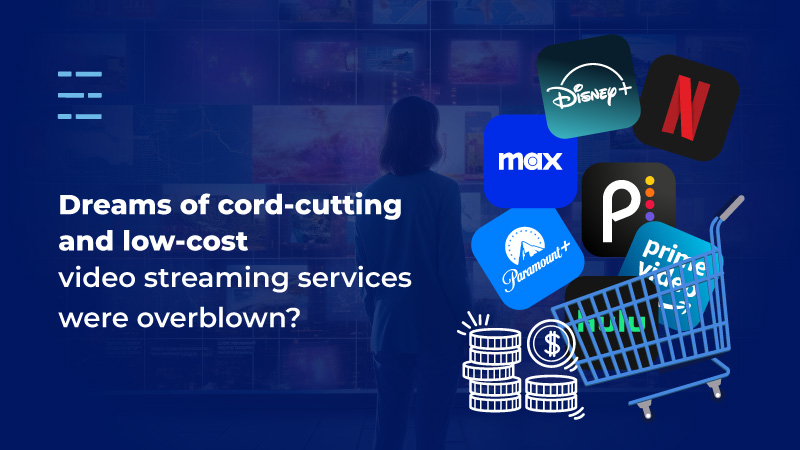 Dreams of cord-cutting and low-cost video streaming services were overblown? Is the era of chaos and nostalgia for cable upon us?