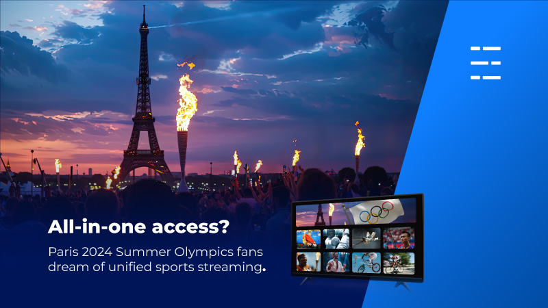 All-in-one access? Paris 2024 Summer Olympics fans dream of unified sports streaming.