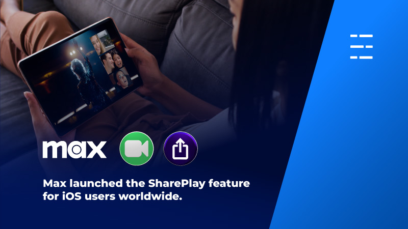 Max launched the SharePlay feature for iOS users worldwide.
