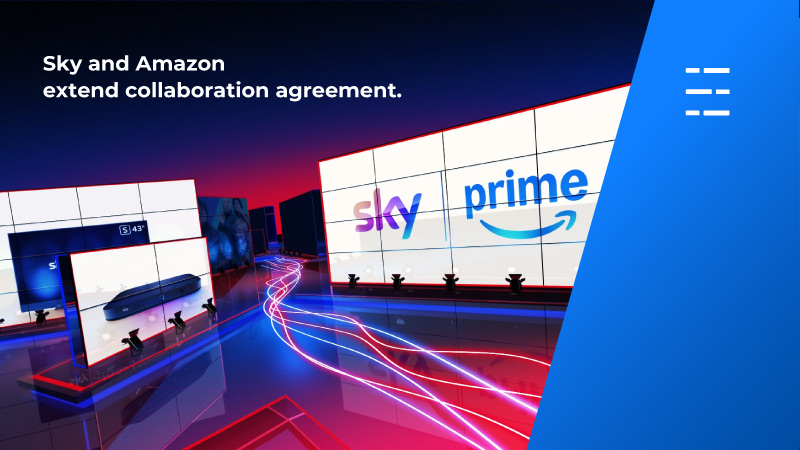 Sky and Amazon extend collaboration agreement.