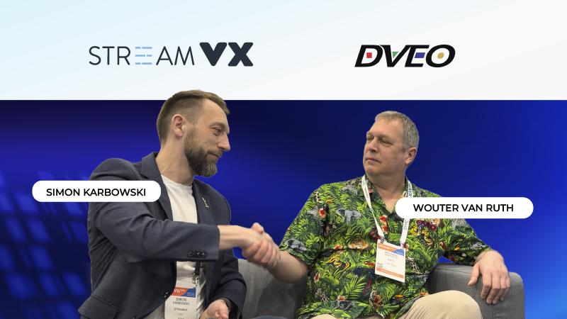 🚀 StreamVX × DVEO - bringing software-defined video and proven broadcast hardware together under one go-to-market.