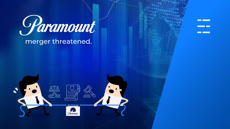 Thumbnail of the StreamVX blog article: Paramount merger threatened