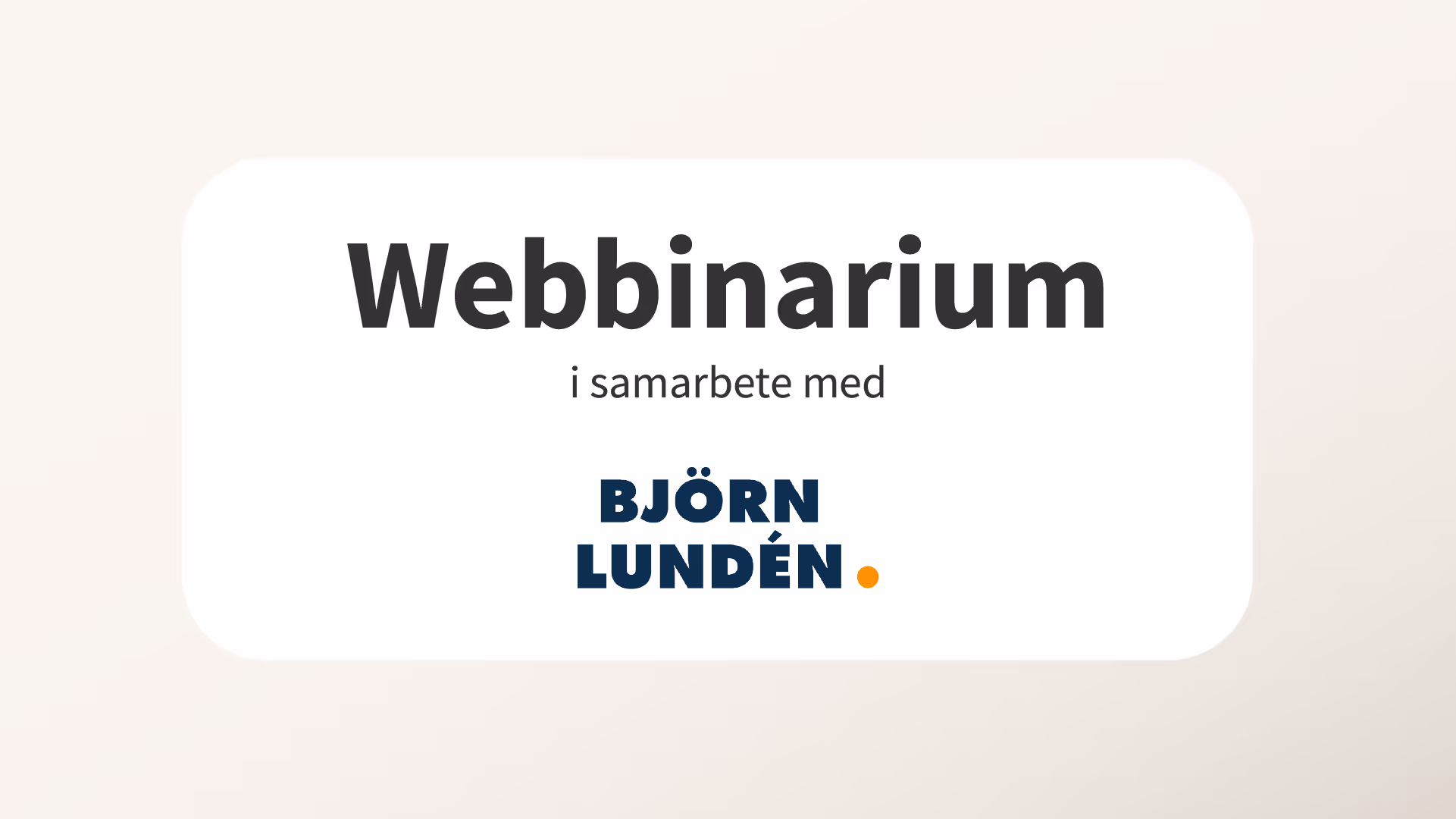 Enkel grafik som illustrerar Inkasso Marginalens webbinarium som hölls tillsammans med en samarbetspartner