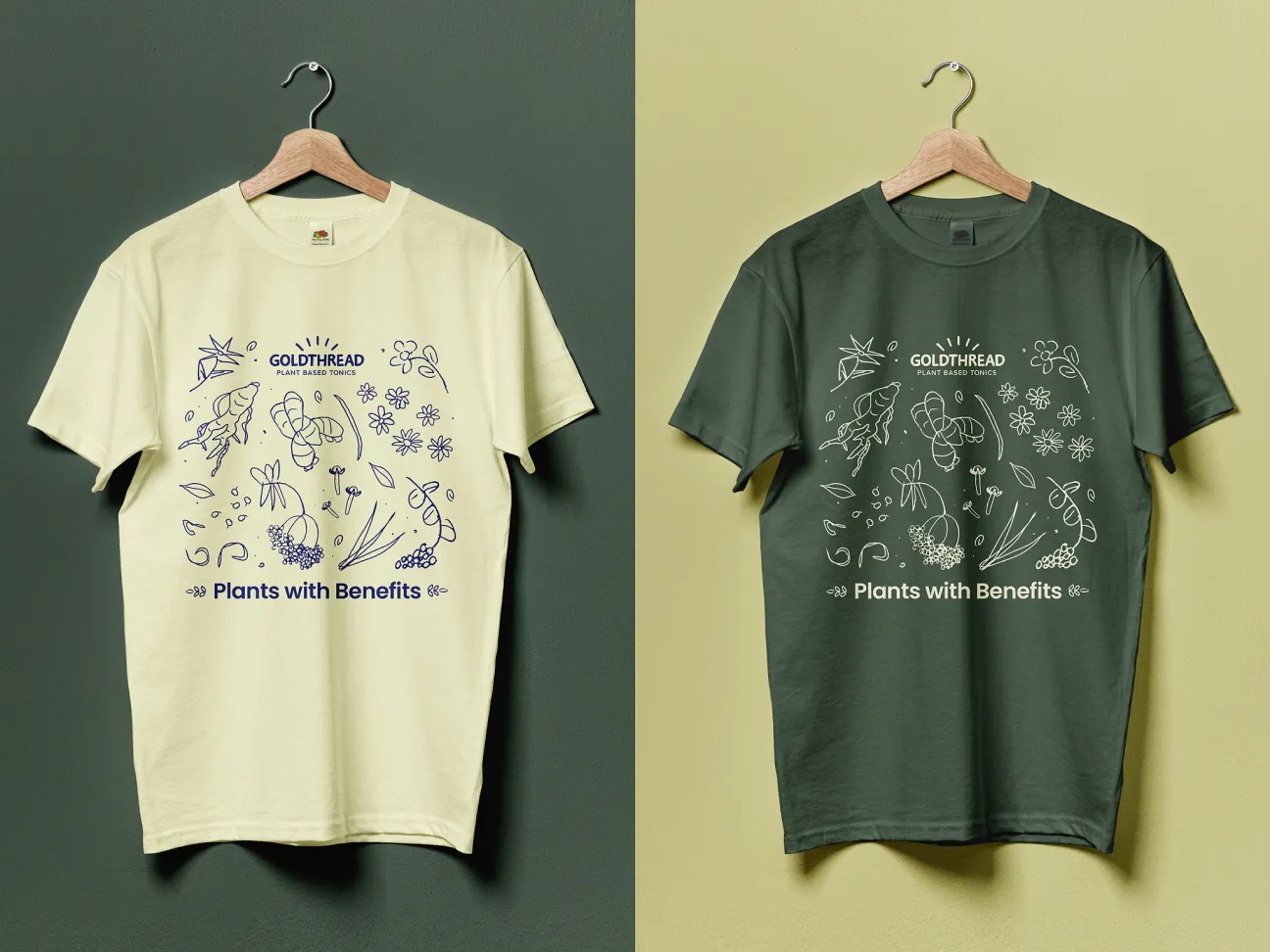 custom illustrated apparel for CPG brand