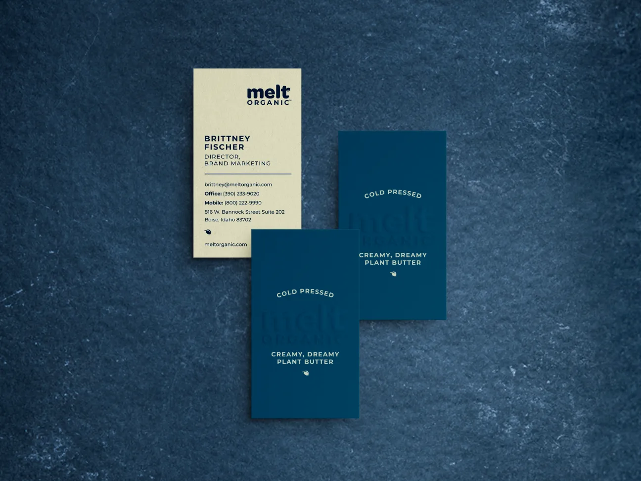 business card design and print for CPG