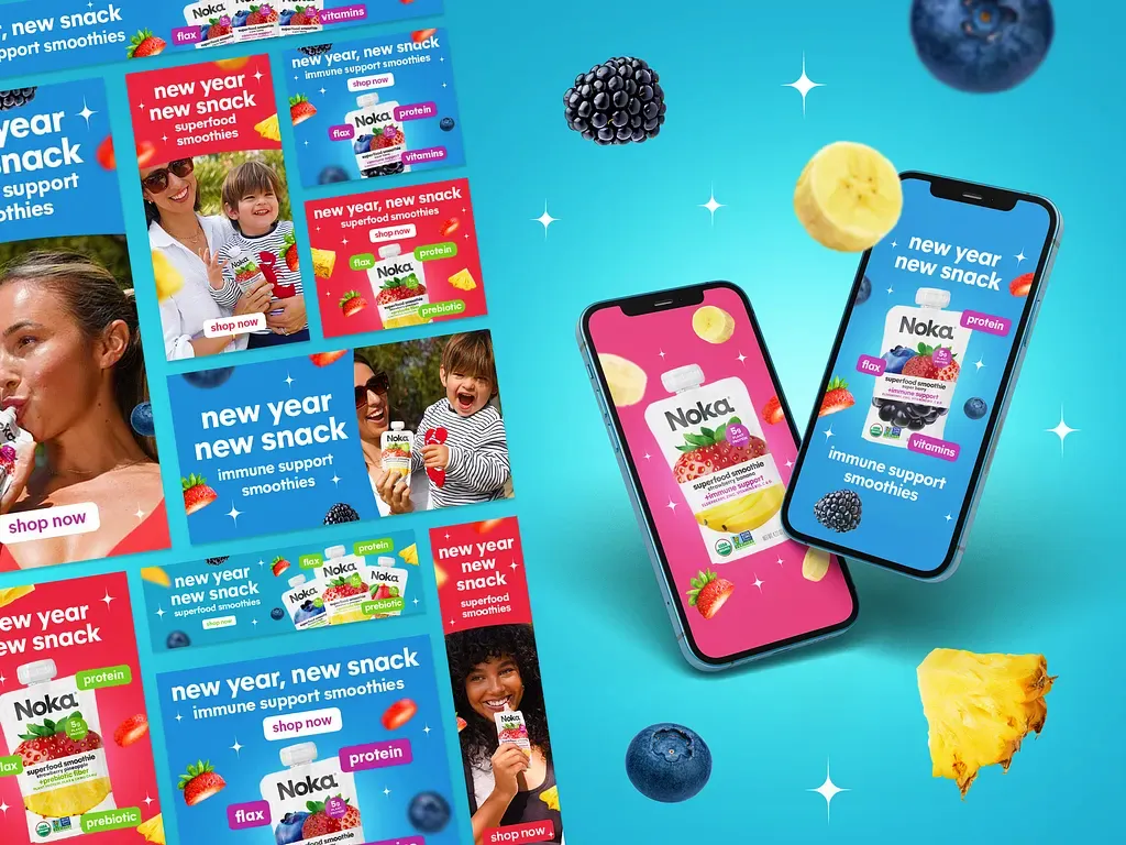 cpg social media design for Noka