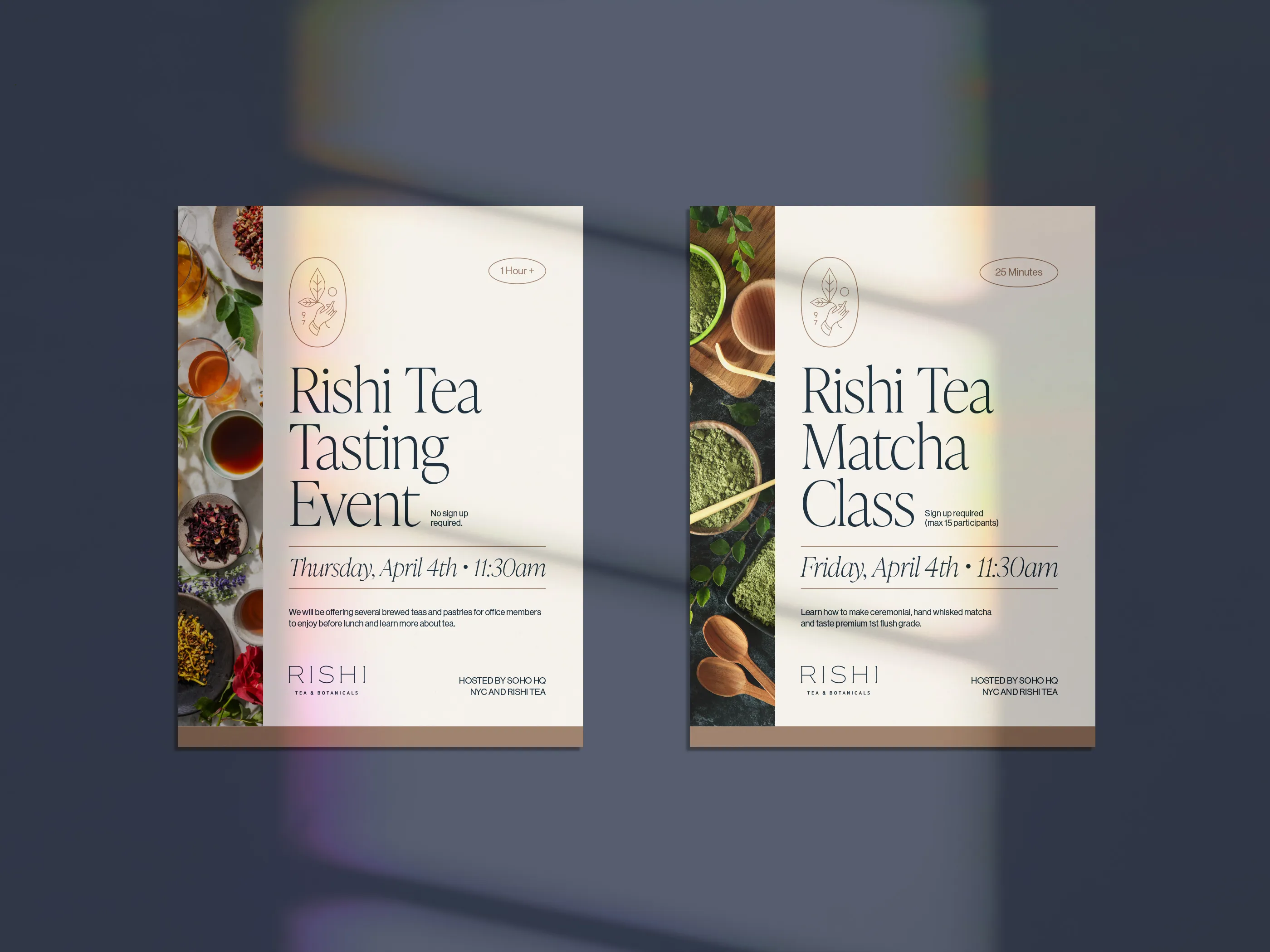 dtc tea poster design for Rishii tea