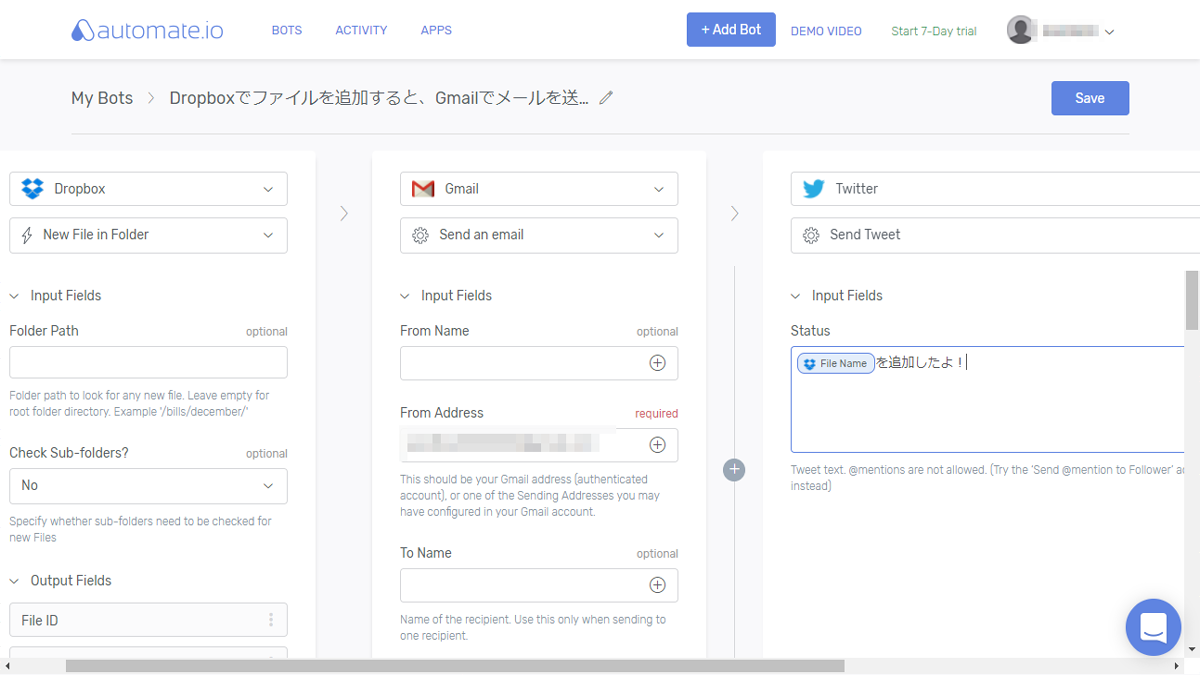 I've tried using "Automate.io" which allows you to run various web services for free and run regularly - GIGAZINE