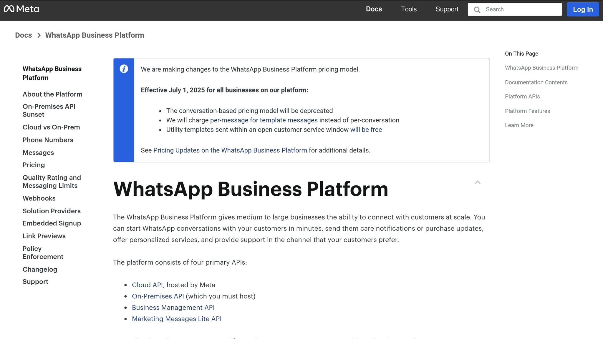 WhatsApp Business API