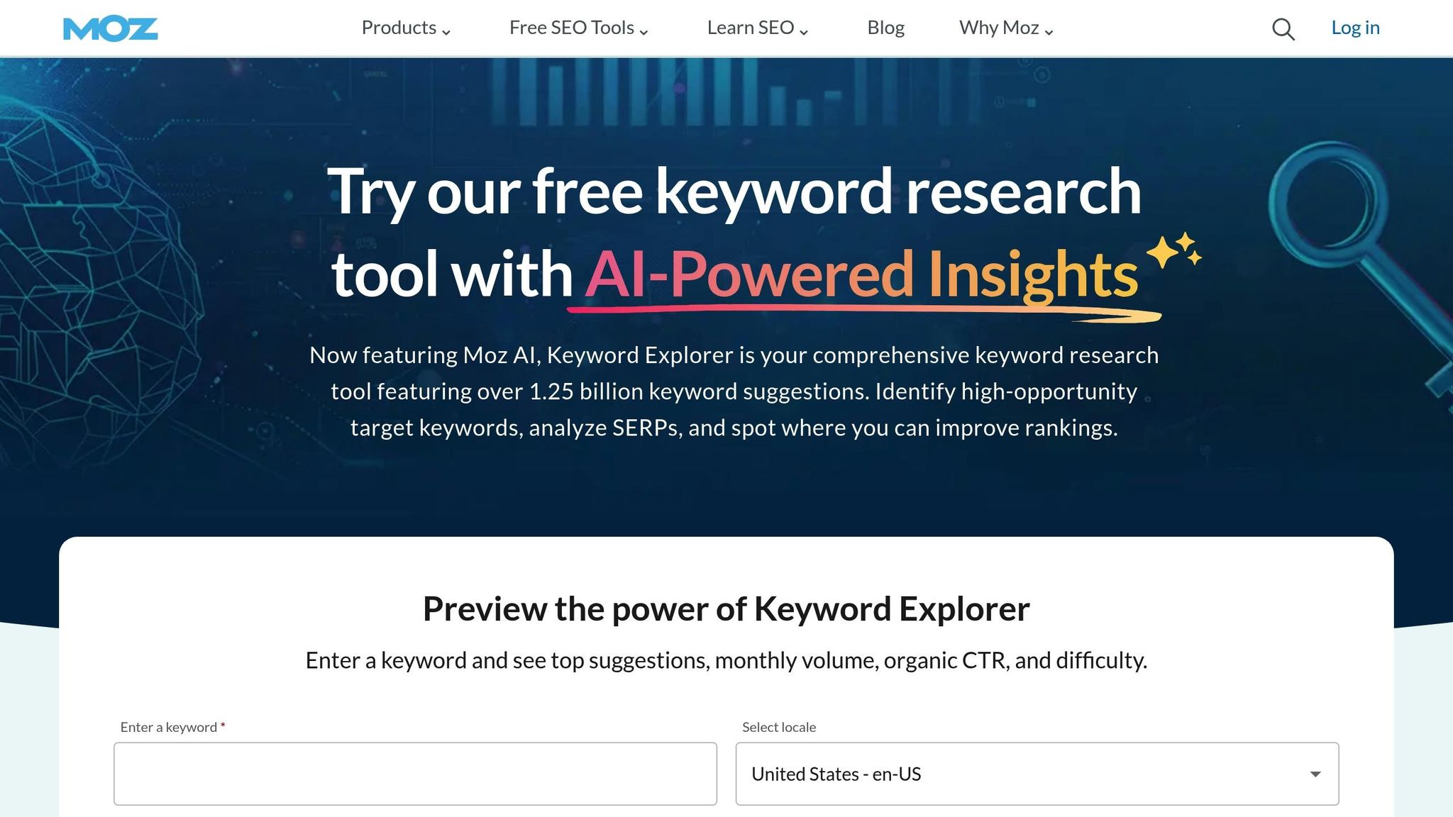 Moz Keyword Explorer