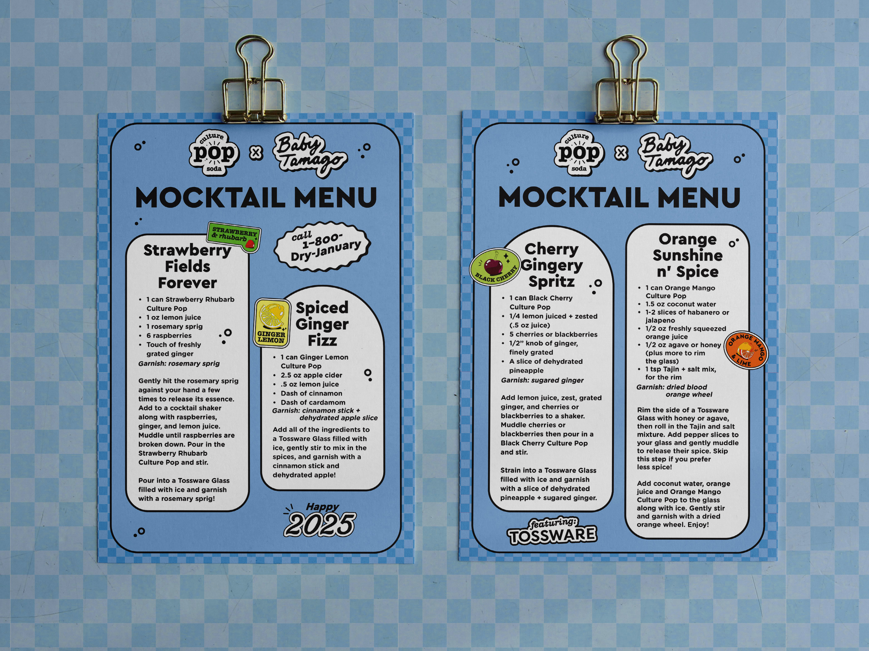 Cocktail Menu Design