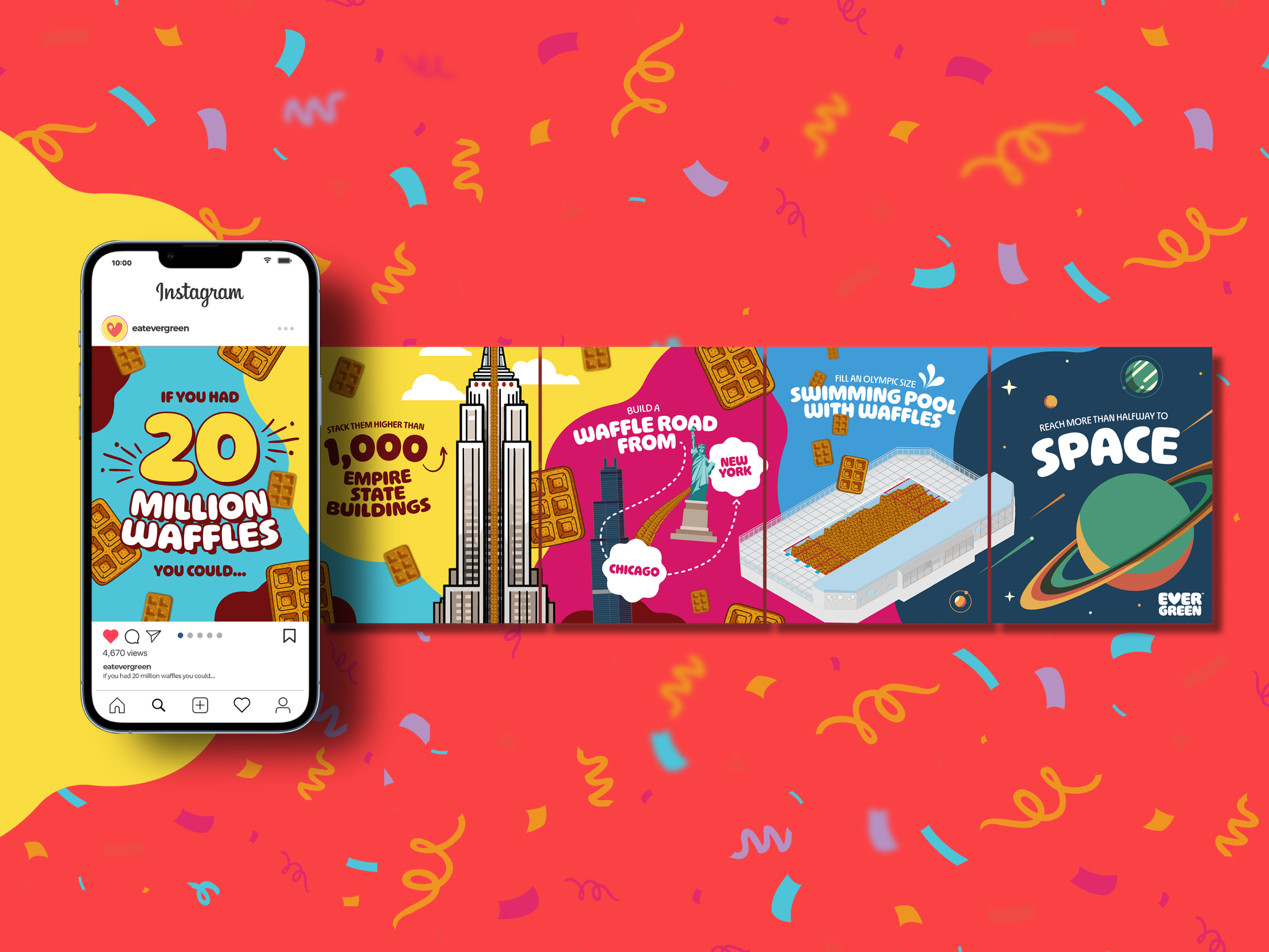 Email Design for Waffle Brand