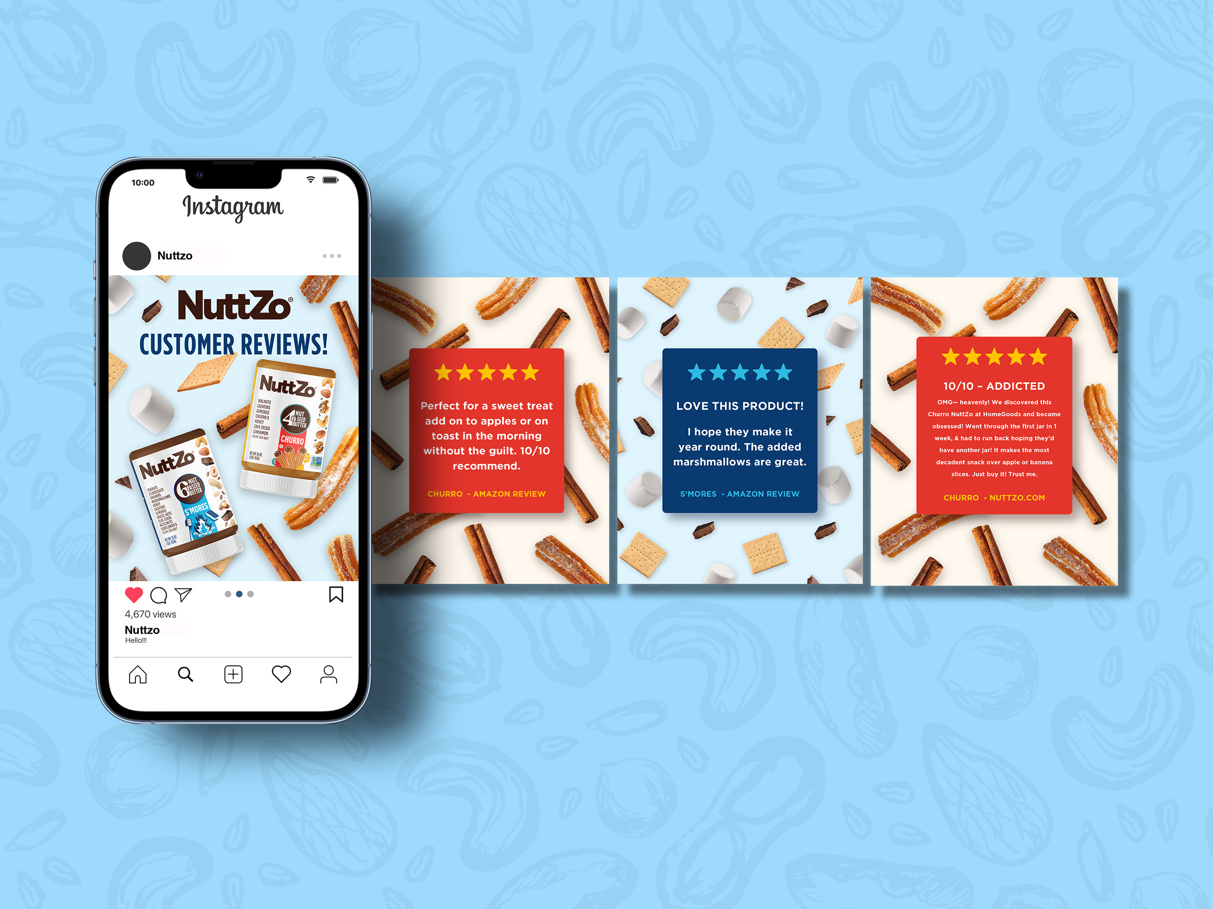 Ad Design for Nut Butter Brand