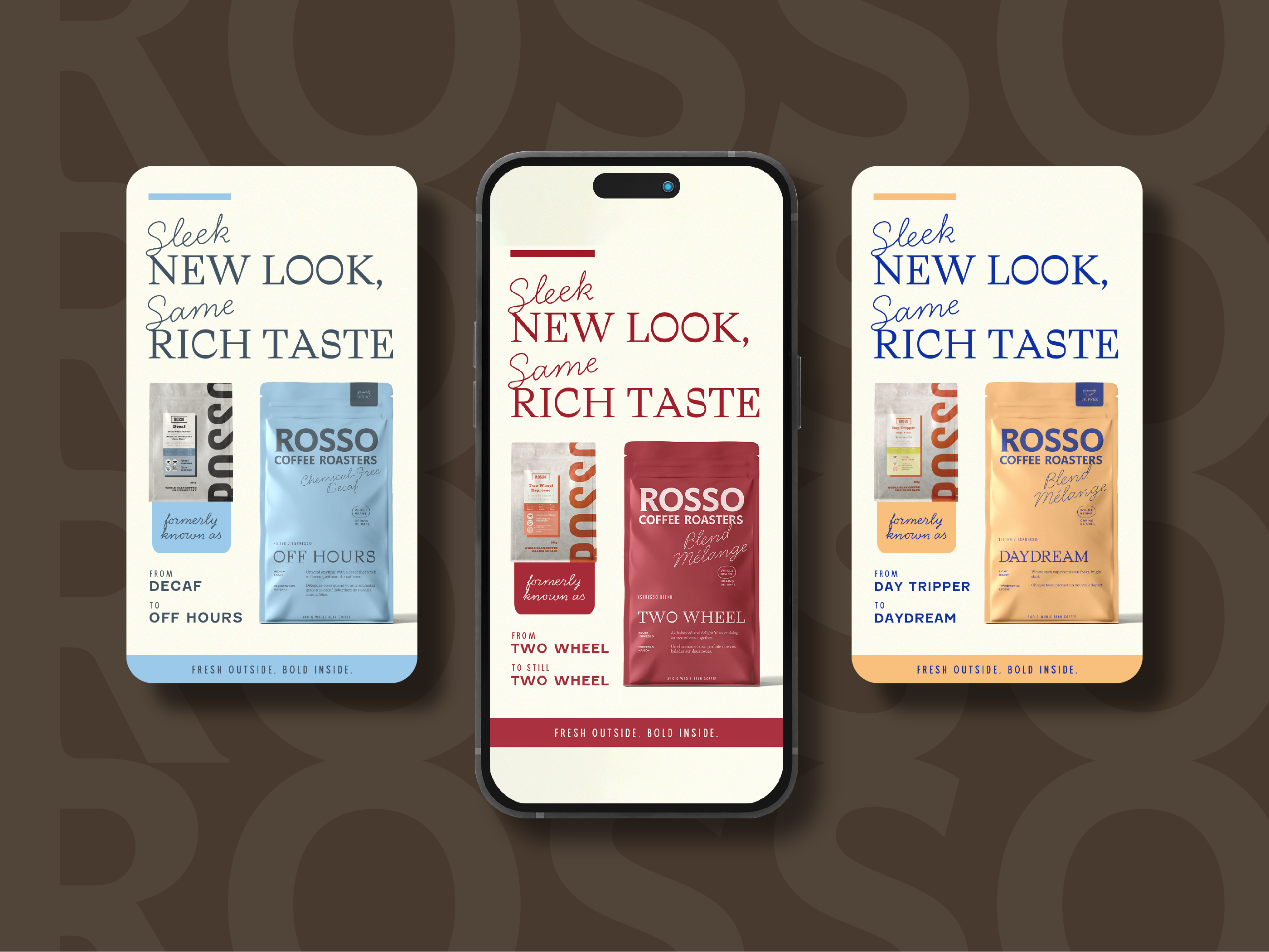 Ad Designs for Coffee Brand