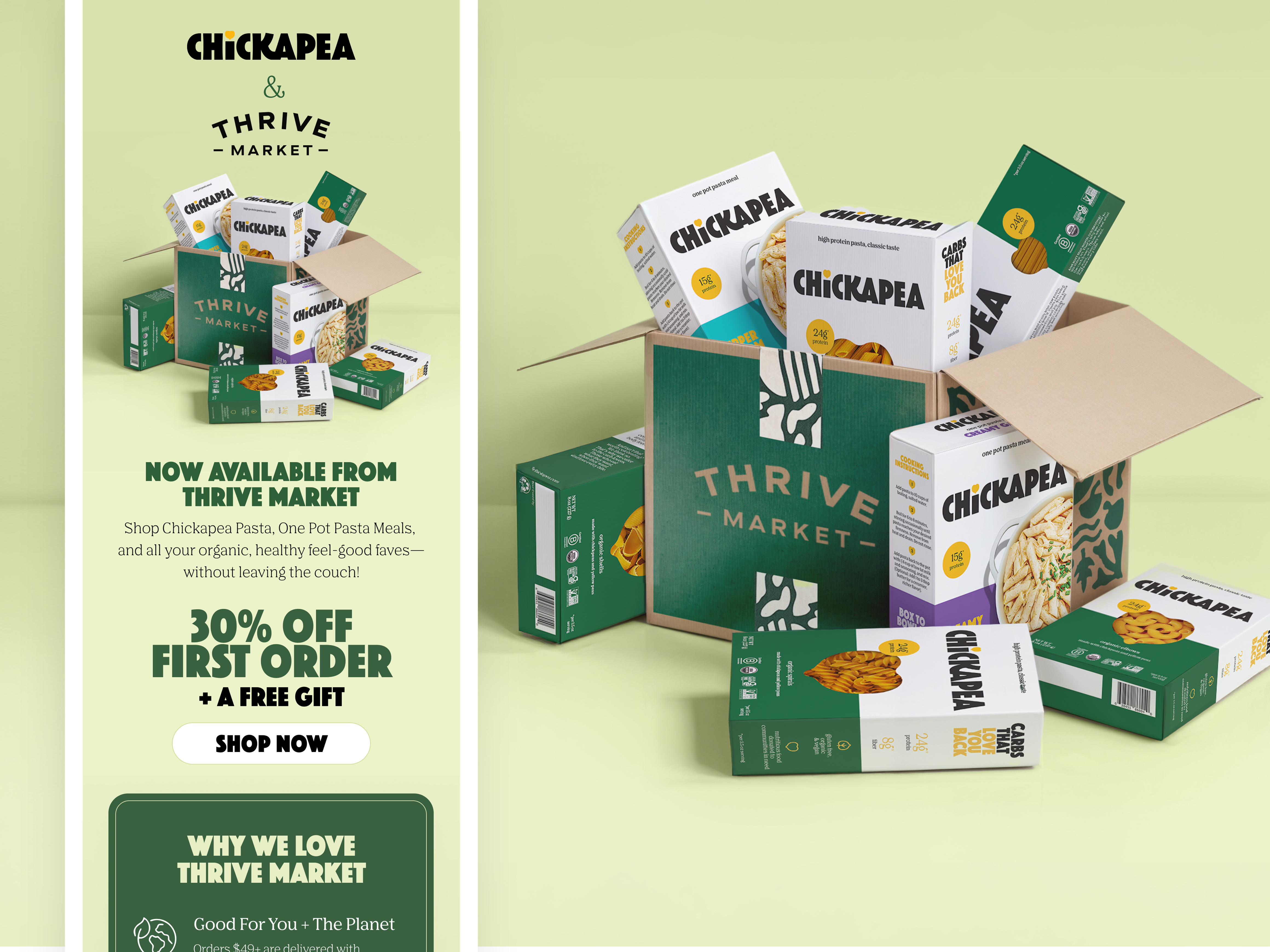 Email Design For Pasta Brand