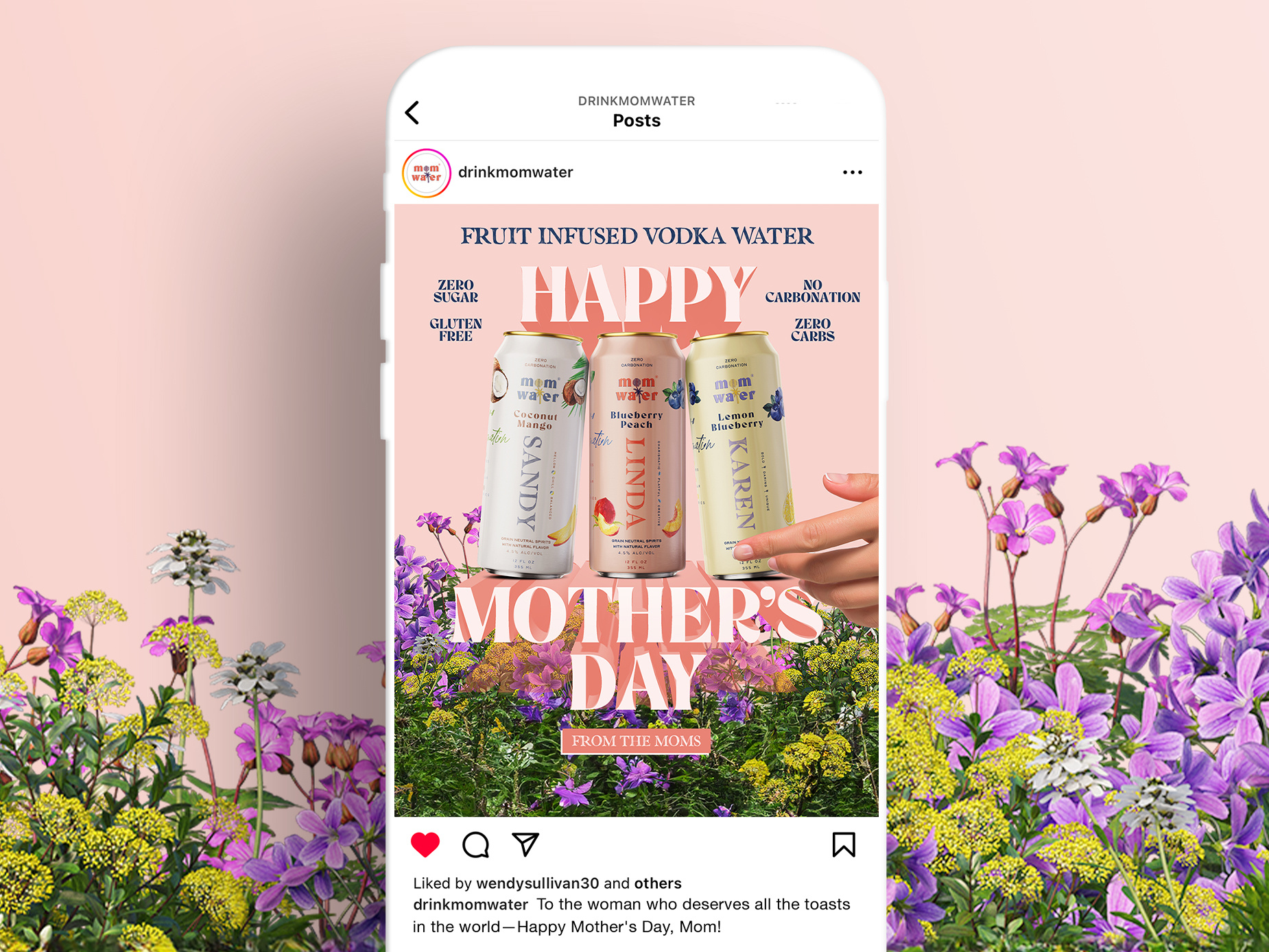 Mother's Day Post for Beverage Brand