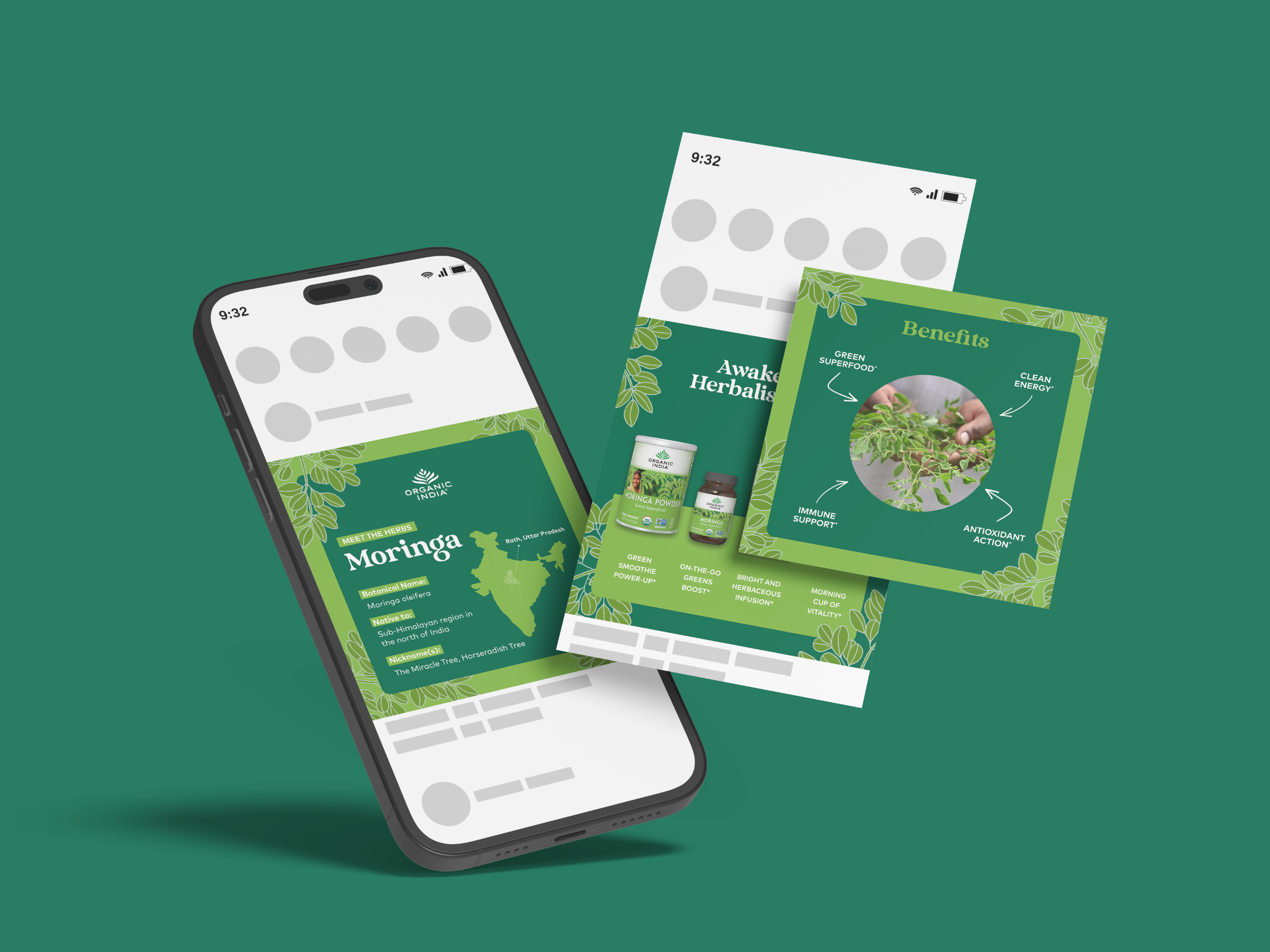 Herb Supplements Social Media Graphics