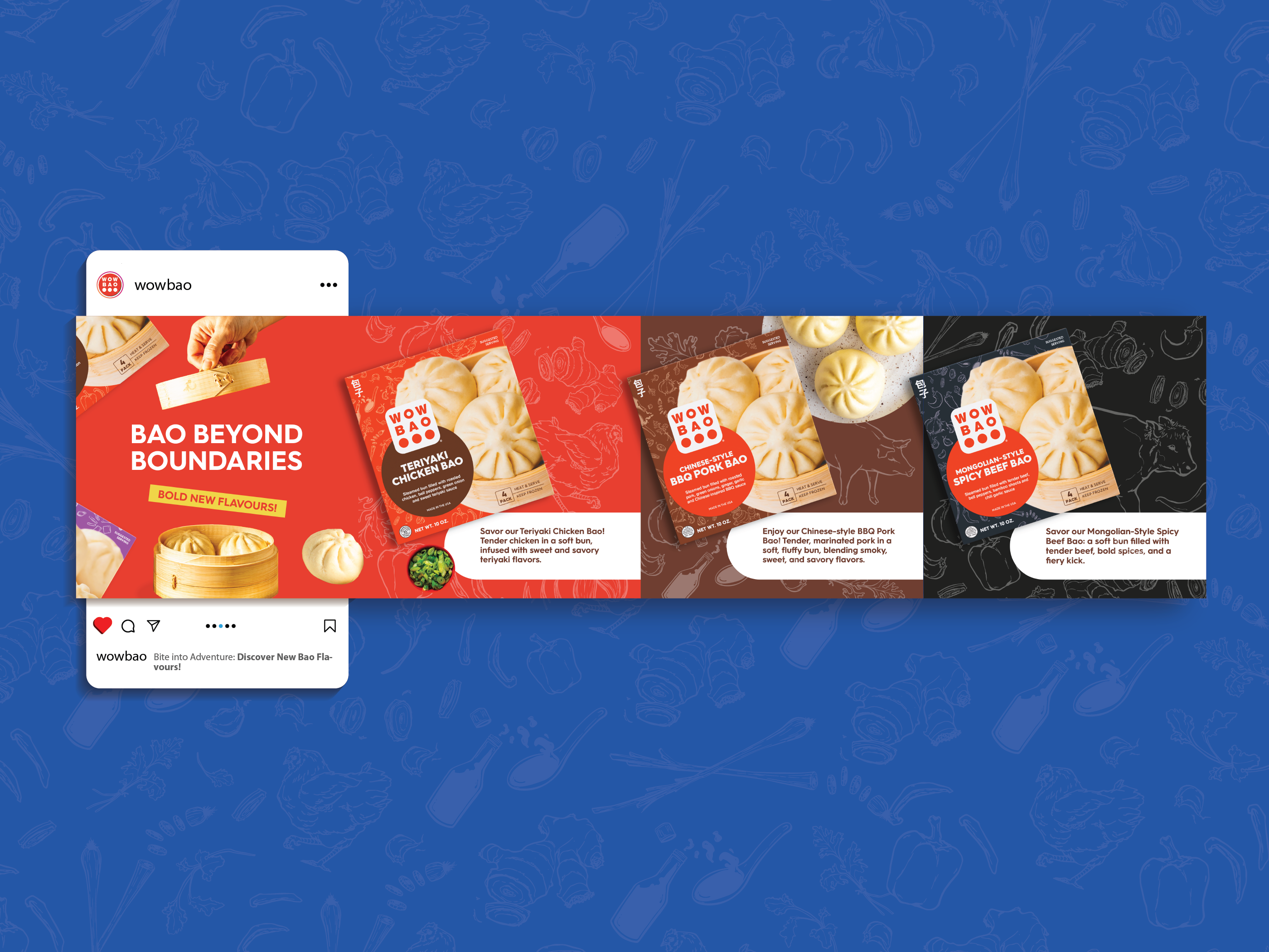 Bao Buns Social Media Design