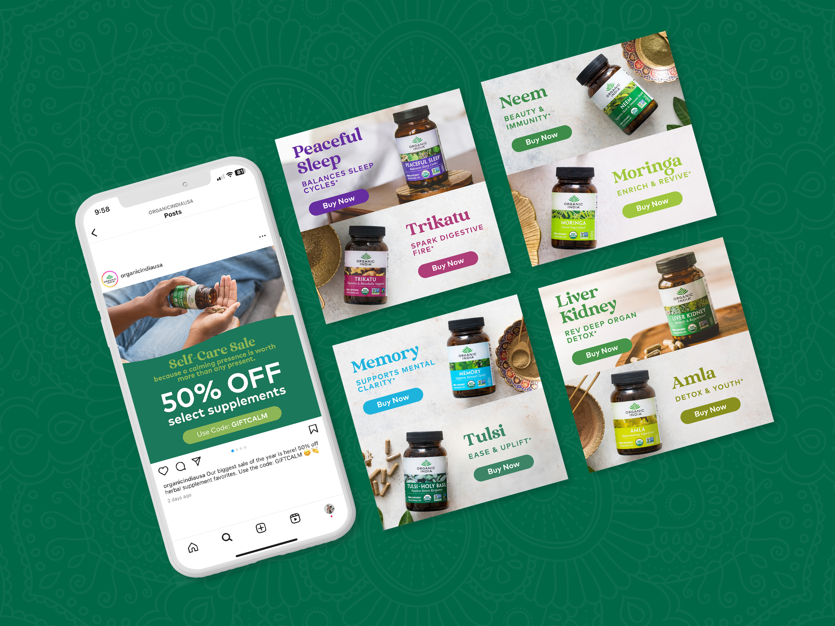 Supplements Social Media Graphics