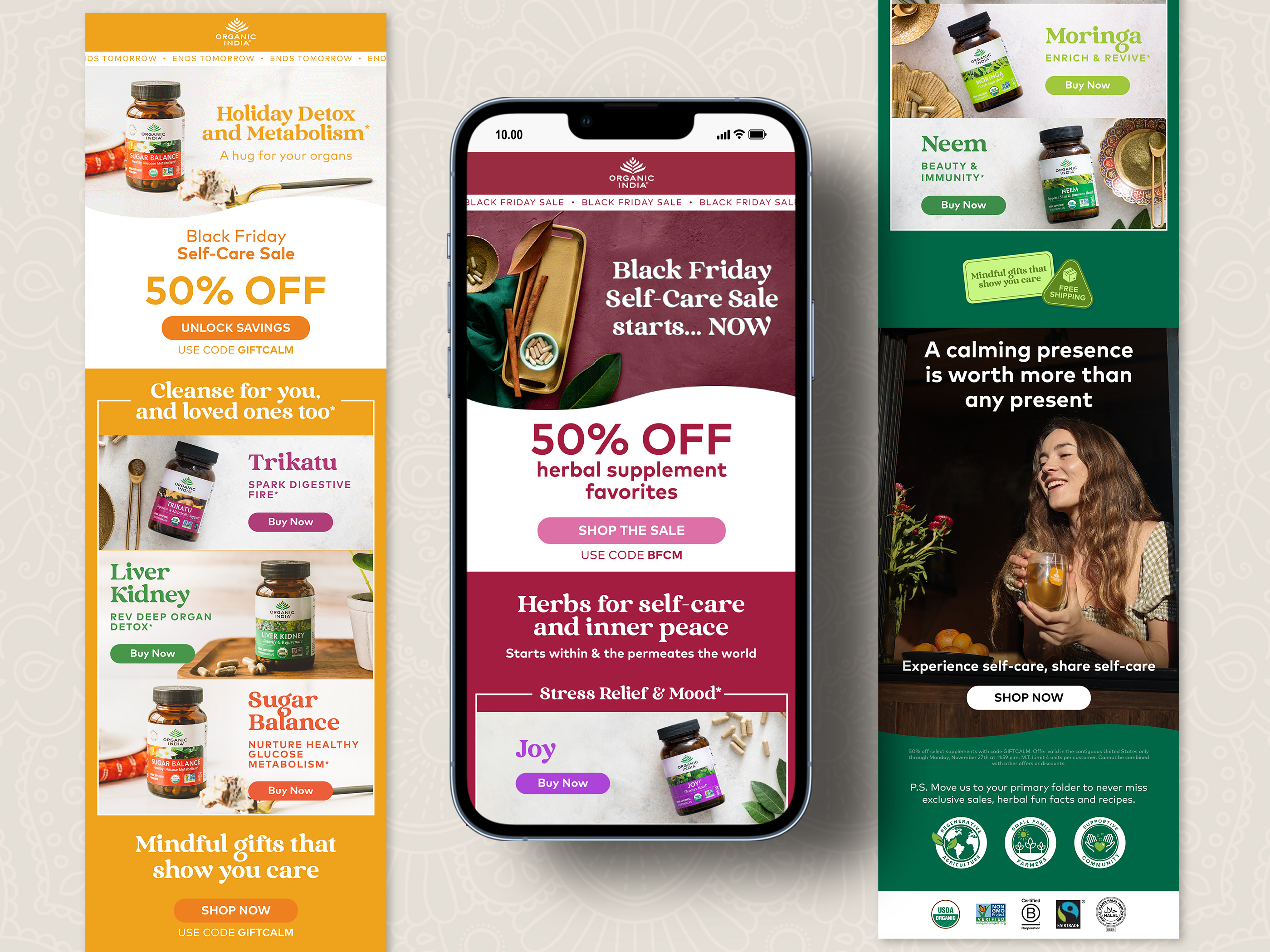 Supplements Email Design