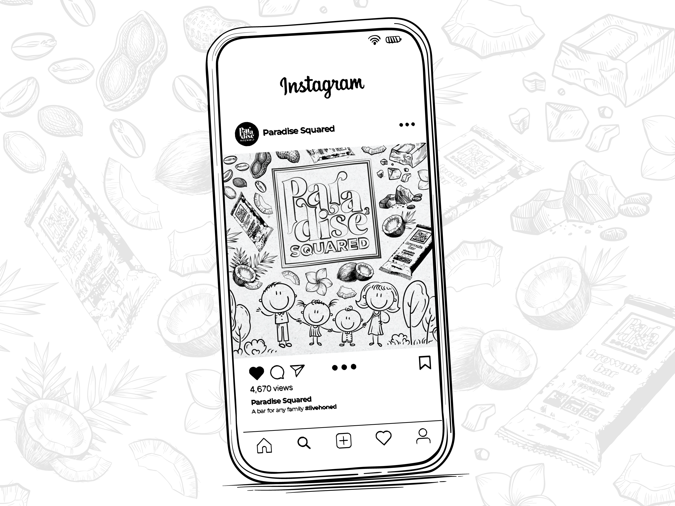 Chocolate Bar Illustration Design