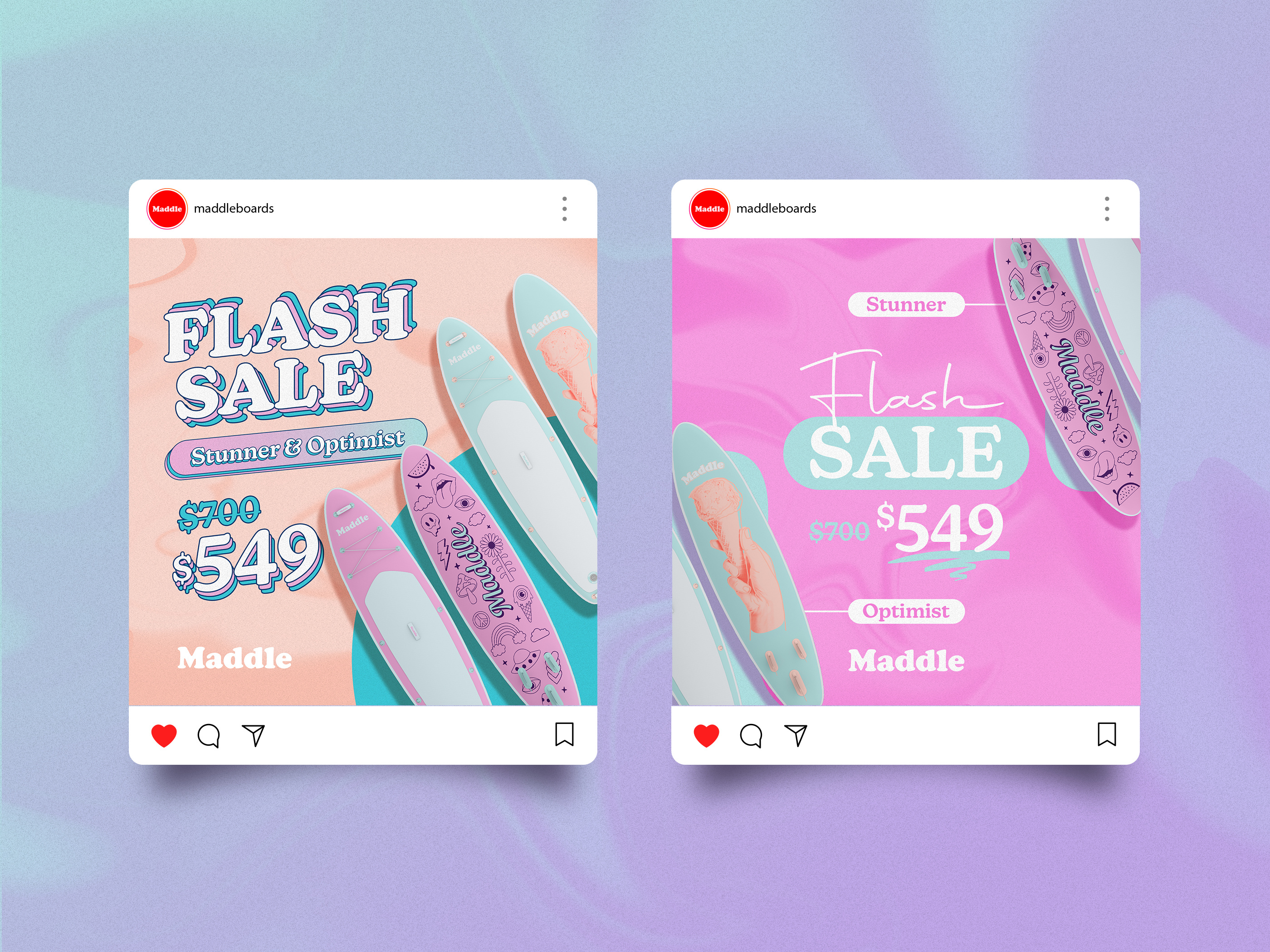 Paddleboard Sale Social Media Design