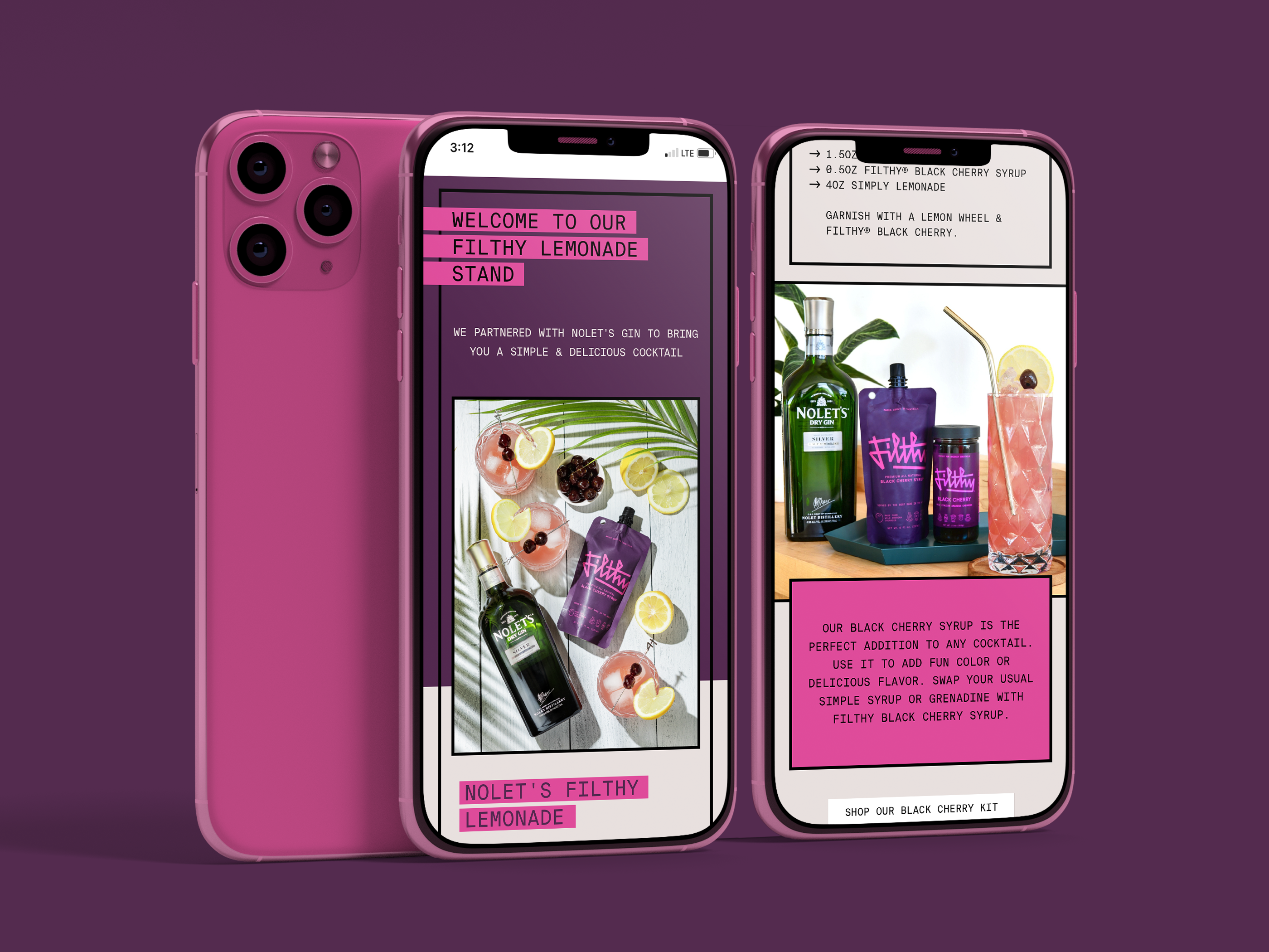 Cocktail Recipe Newsletter Design