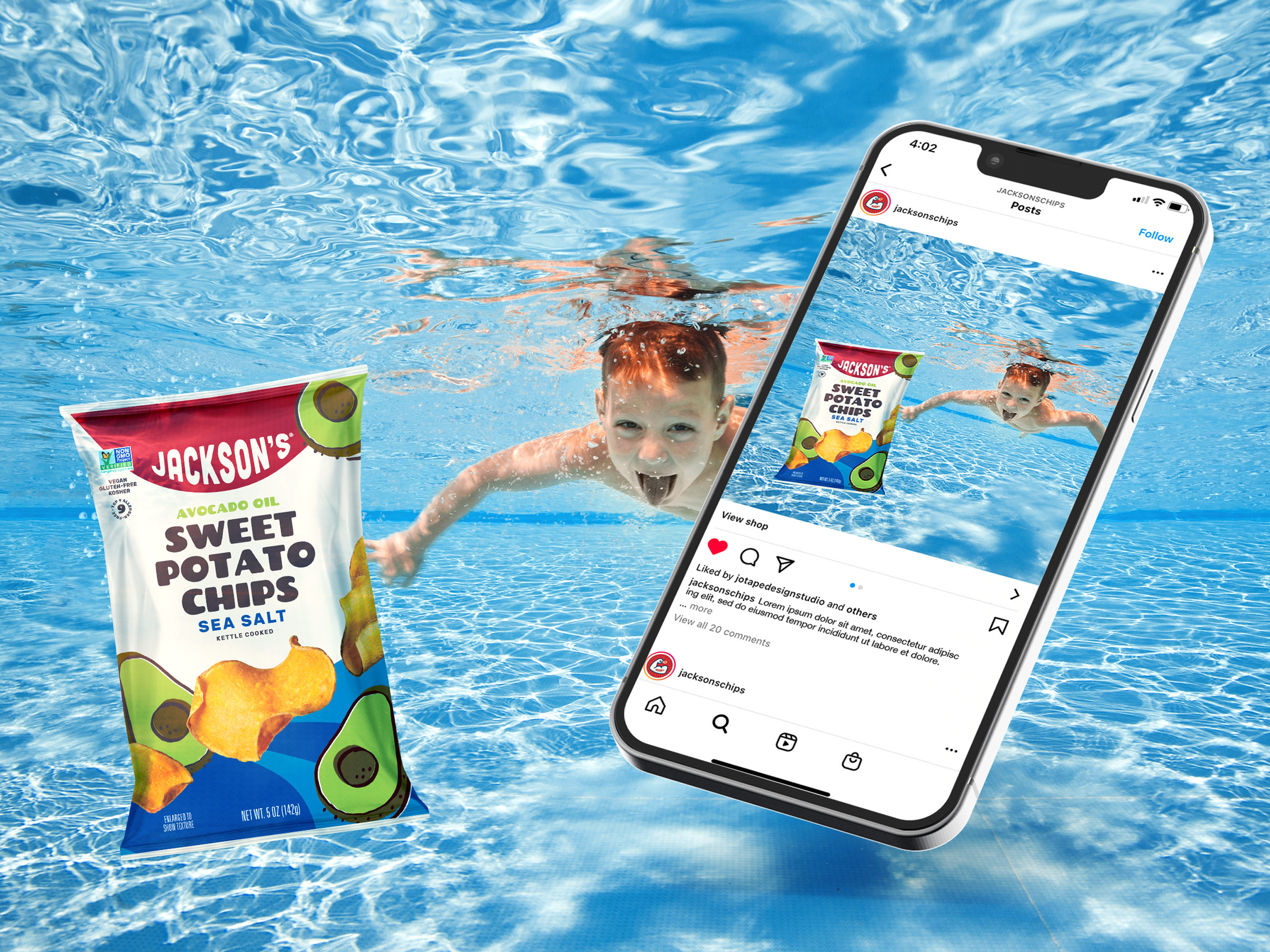 Potato Chips Nirvana Cover Design