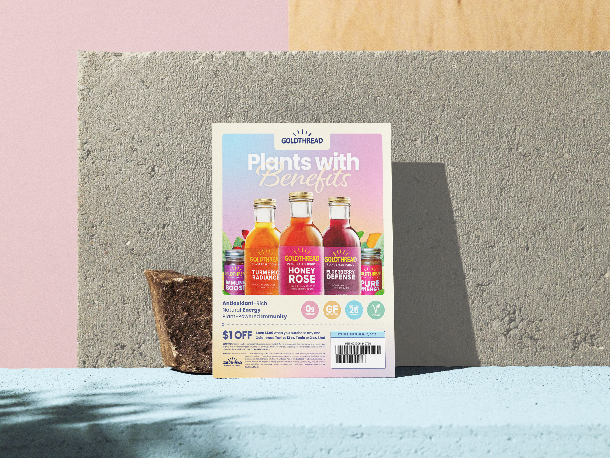 Tonic Drink Ad Mockup