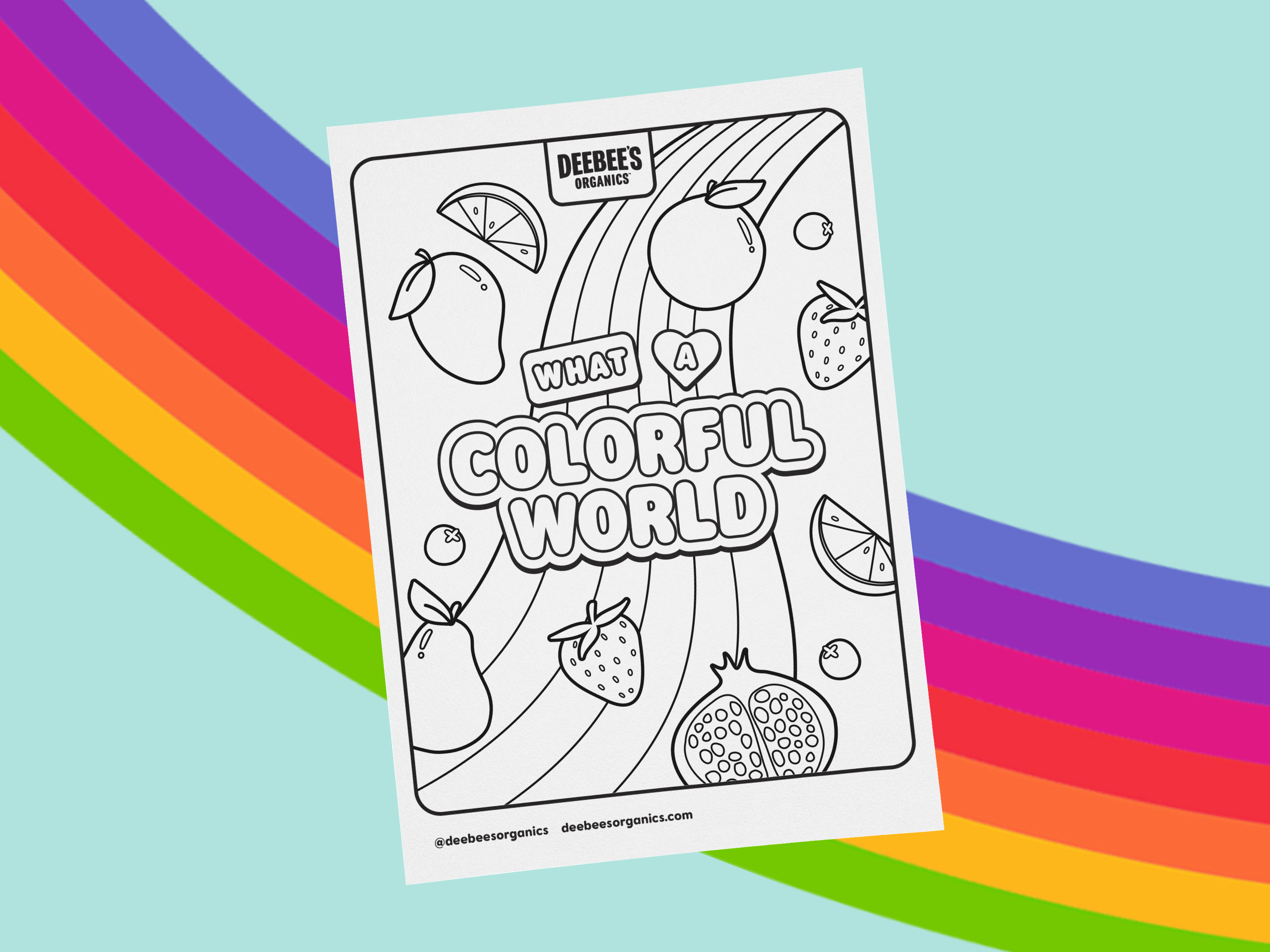Pride Colouring Sheet