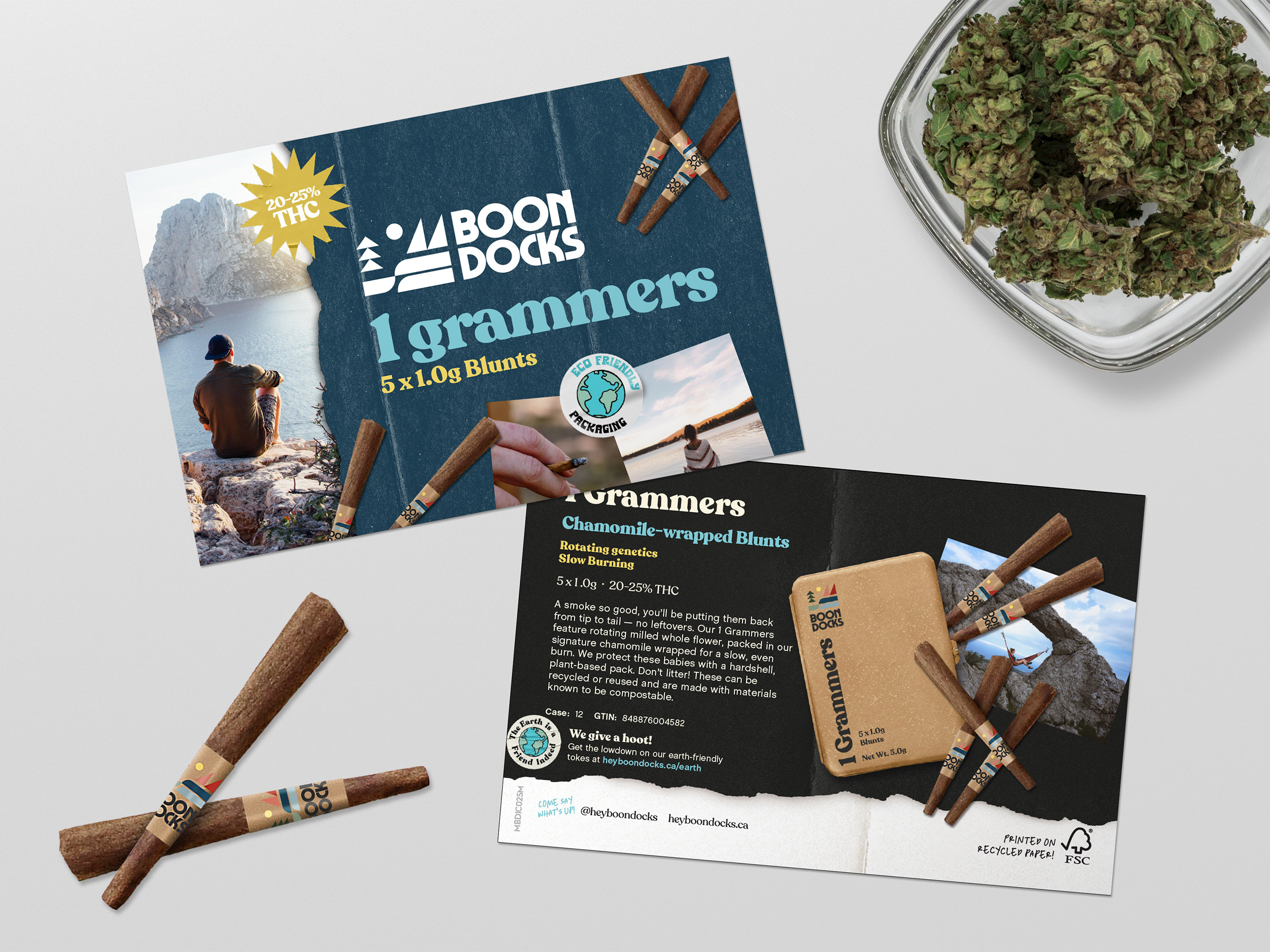 Cannabis Info Card Design