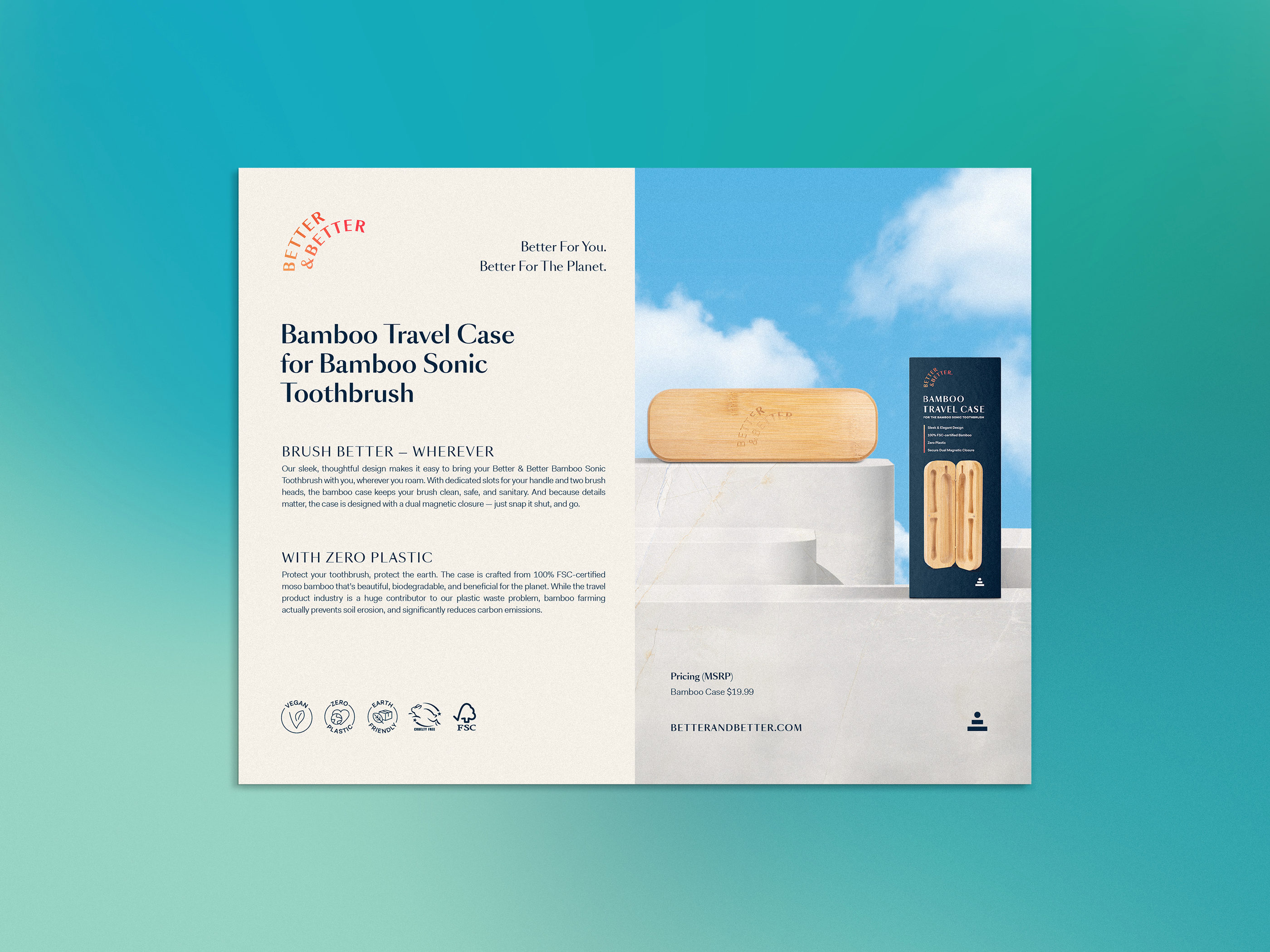 Bamboo Toothbrush Case Fact Sheet