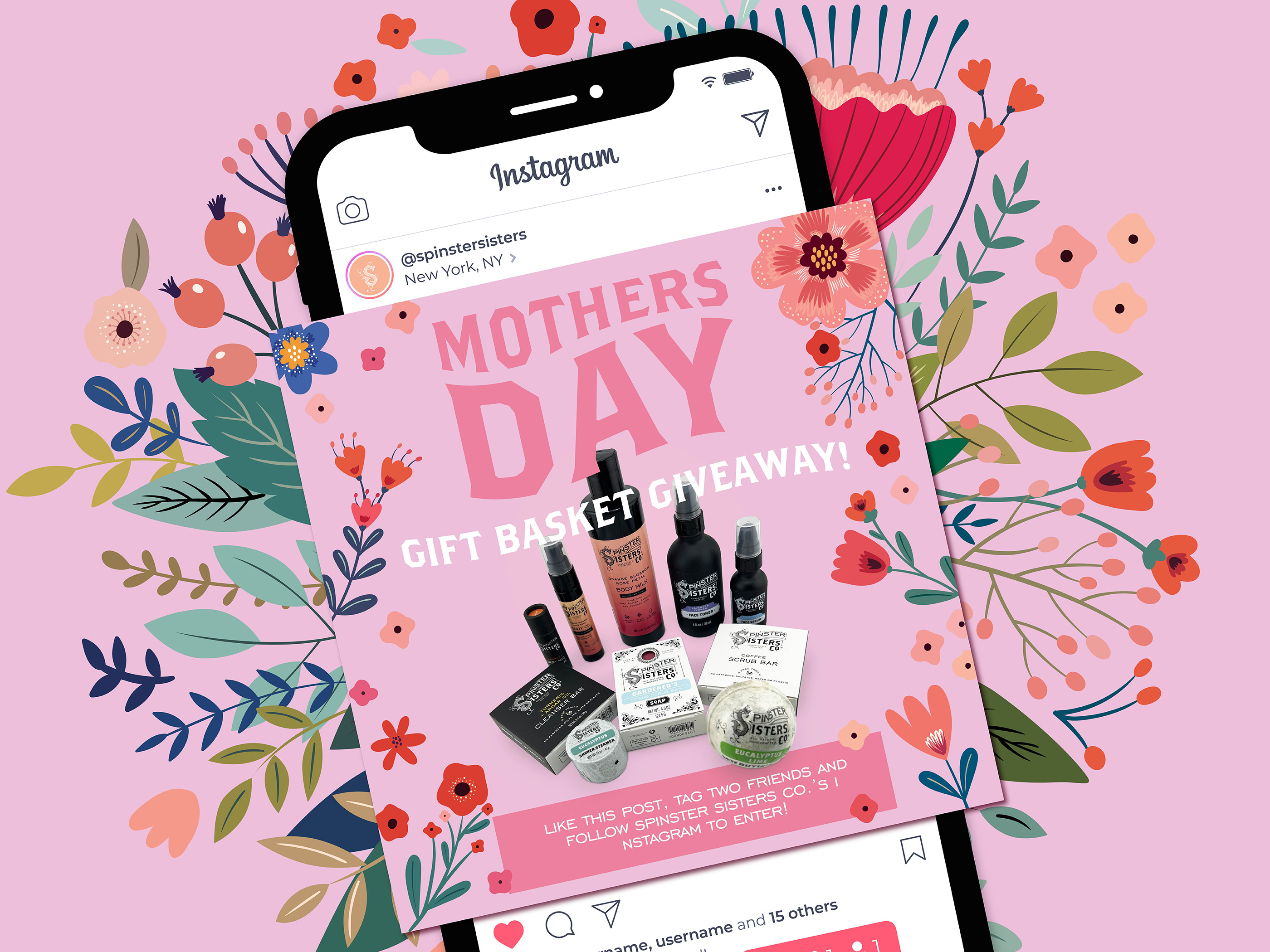 Mother's Day Giveaway Design