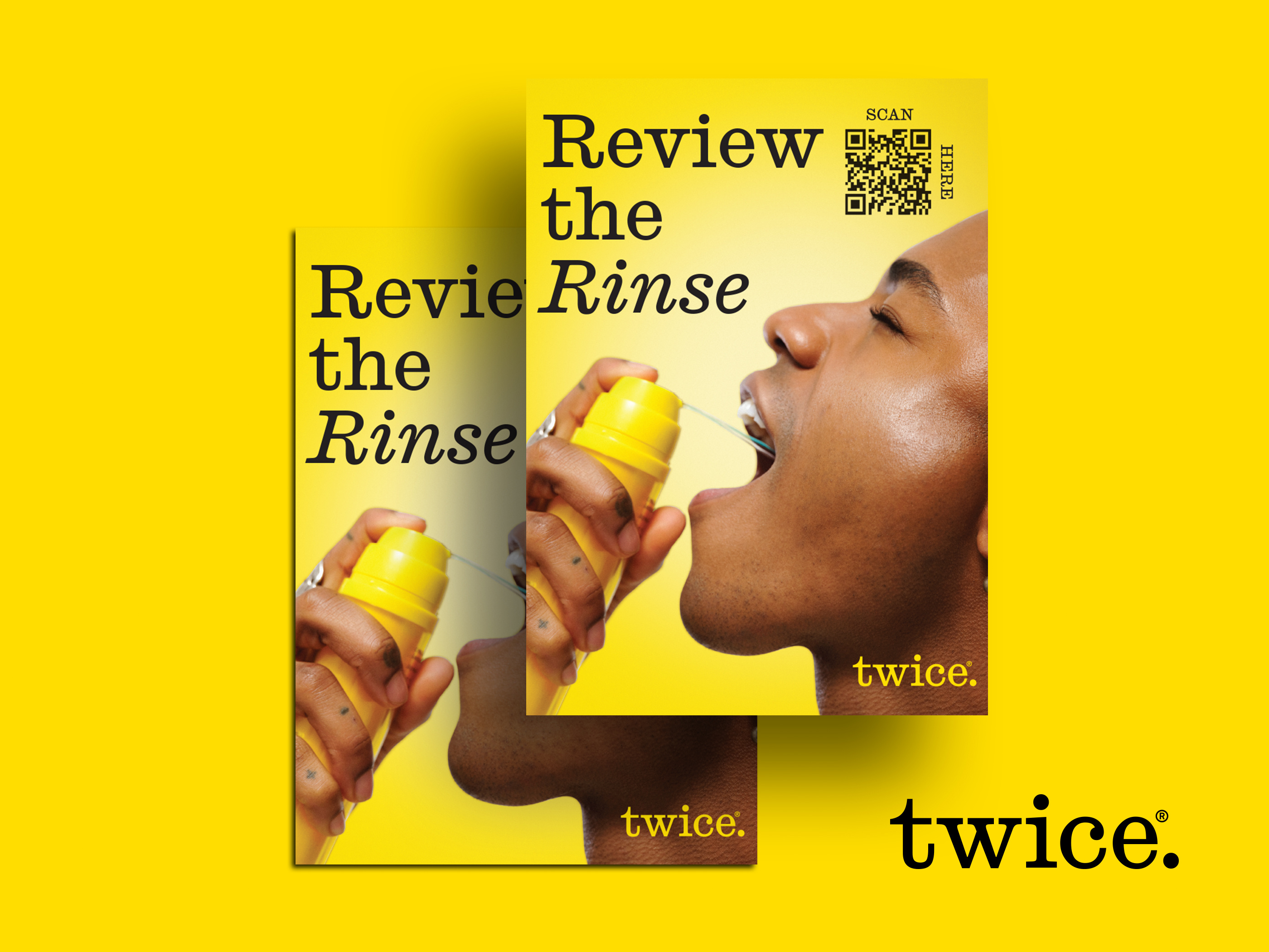 Oral Rinse Poster Design