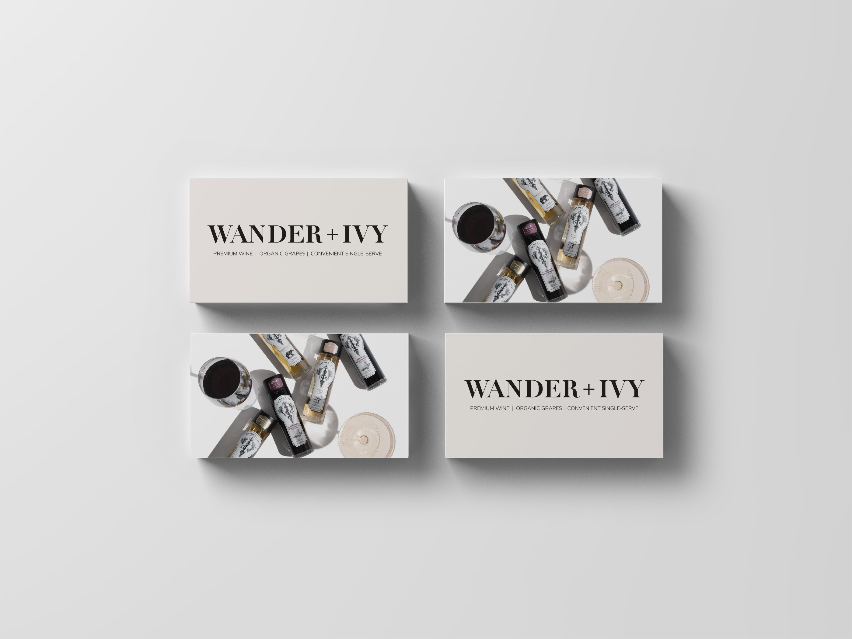 Wine Tasting Info Card Design