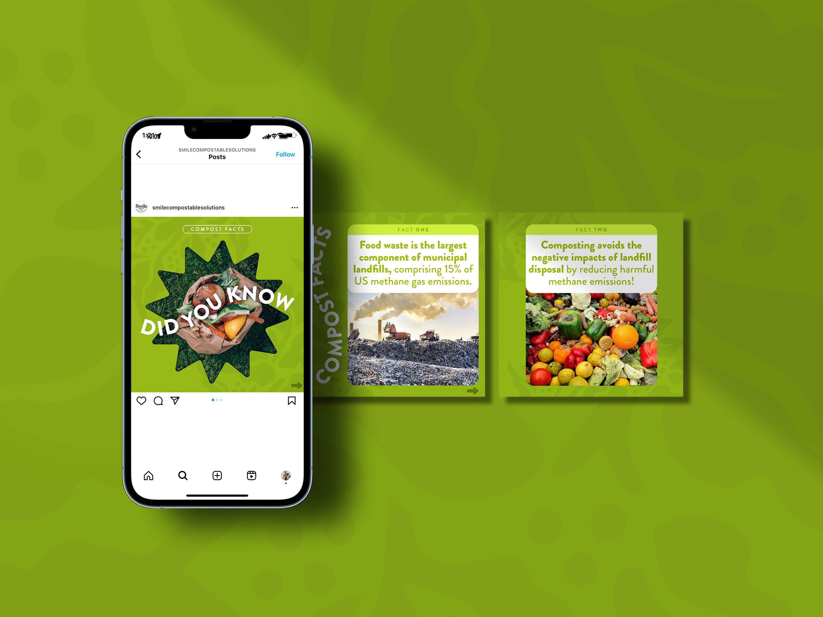 Food Waste Social Media Design