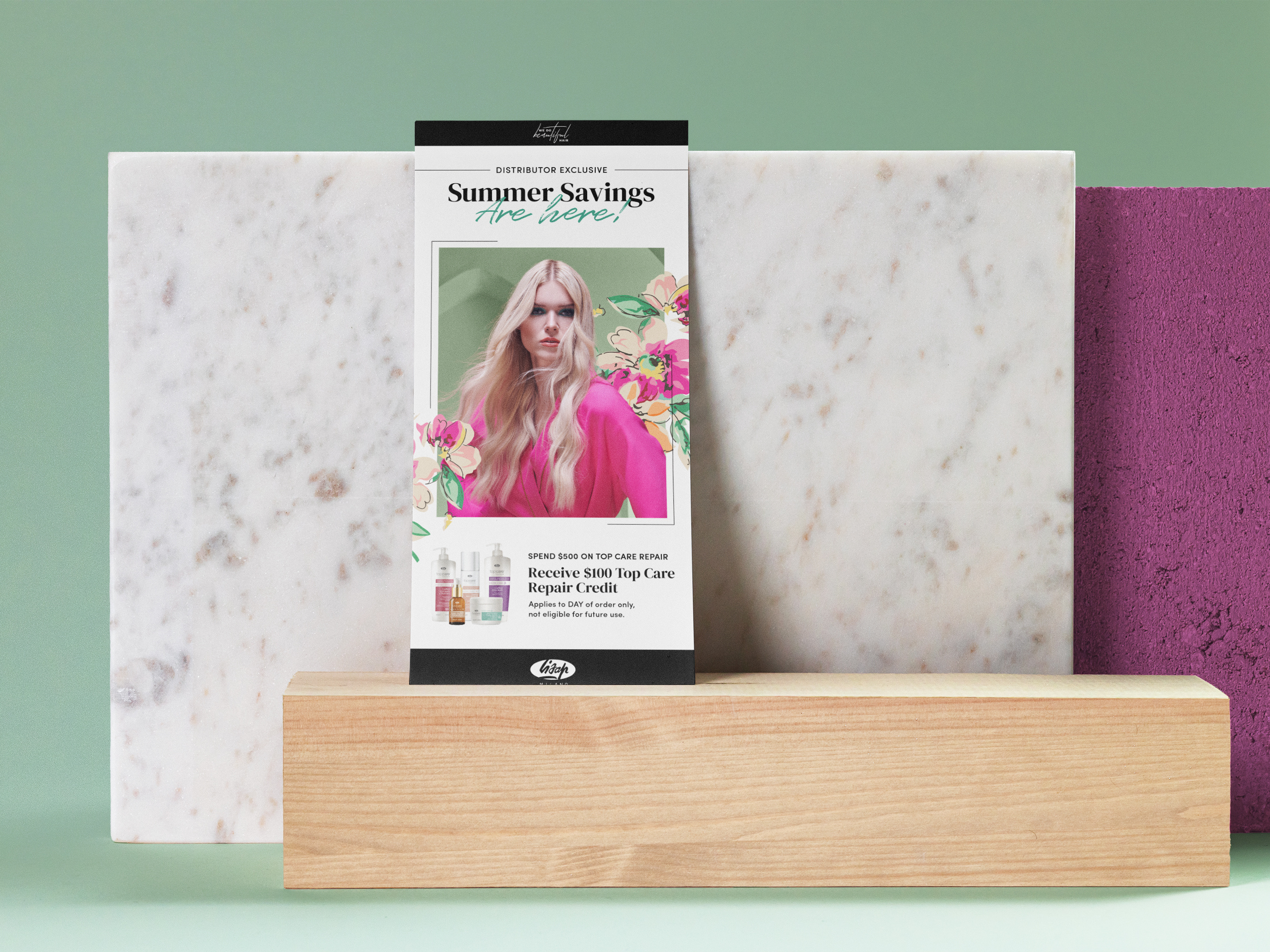 Hair Product Flyer Design