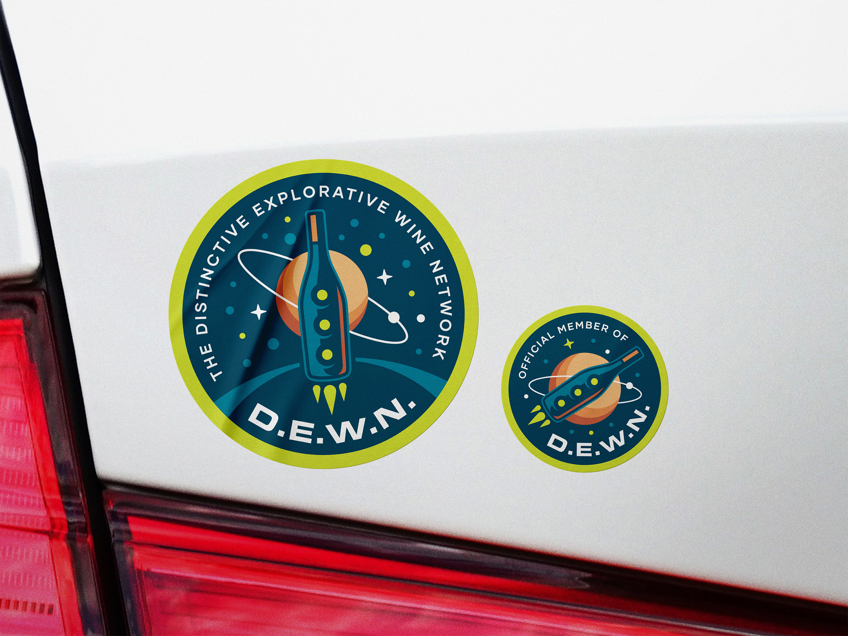 Wine Network Sticker Design