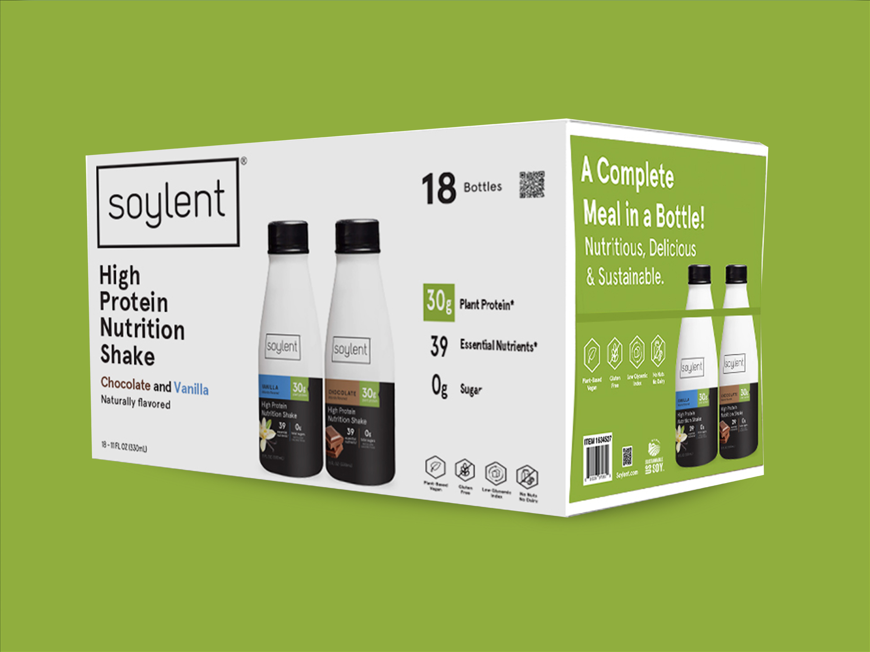 Protein Drink Carton Design