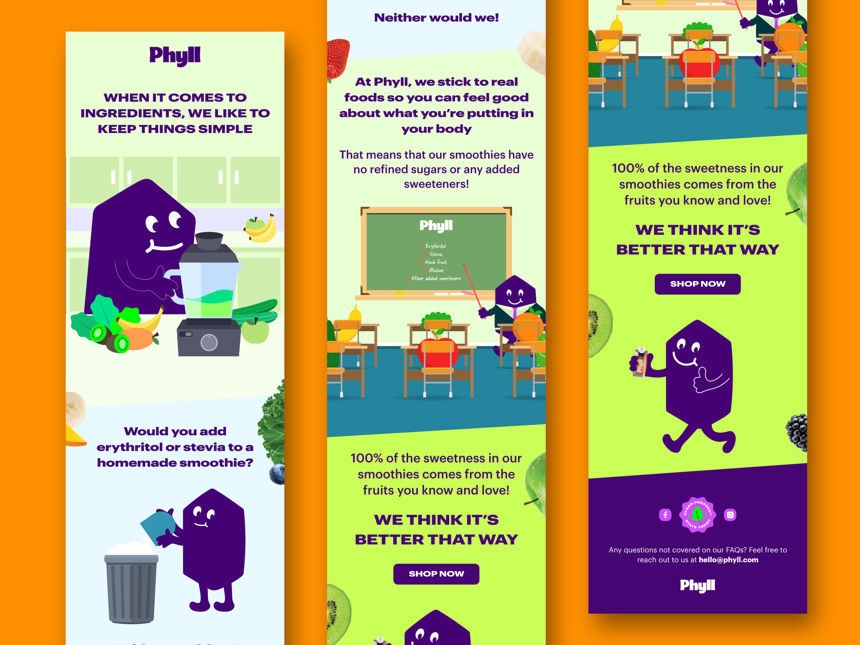 Smoothie Email Design