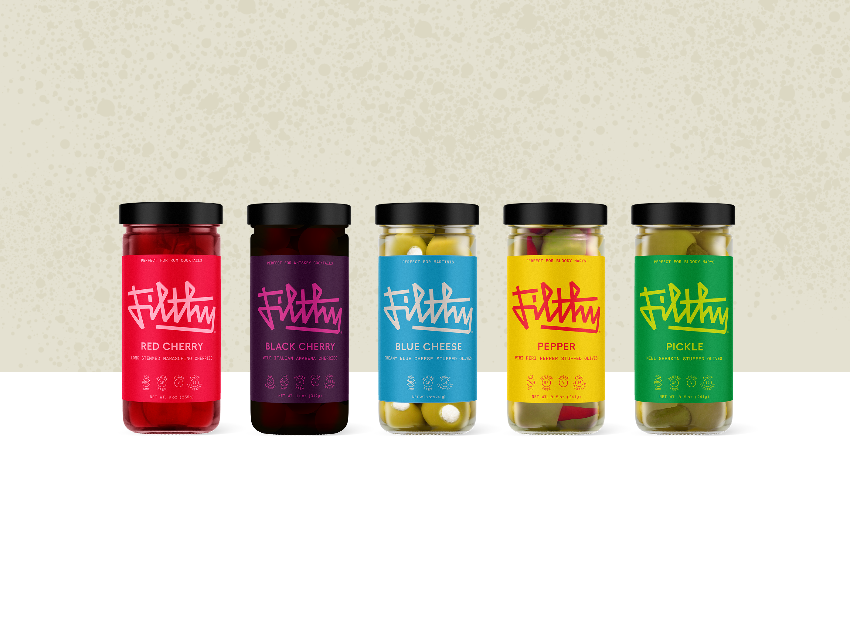 Olive and Cherry Jar Designs