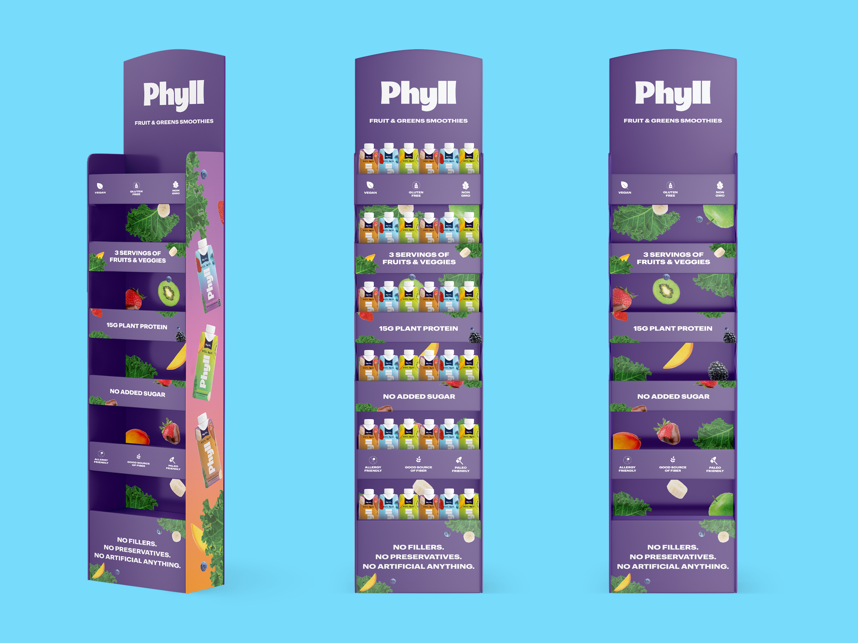 Smooth Drink Floor Display Design